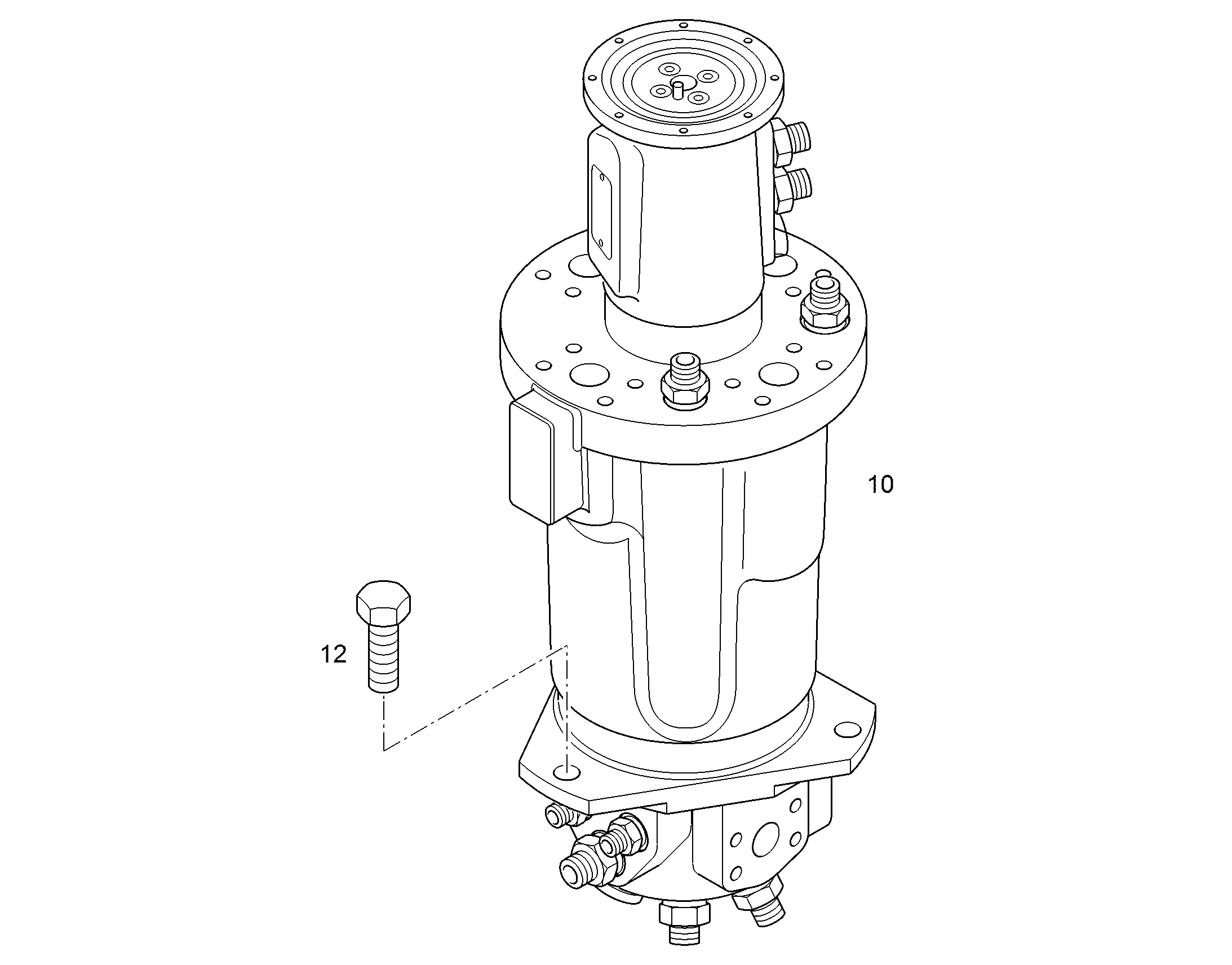 ПРЕДВАРИТ.МОНТАЖ ДЛЯ AHS 11-12 12445285 LIEBHERR