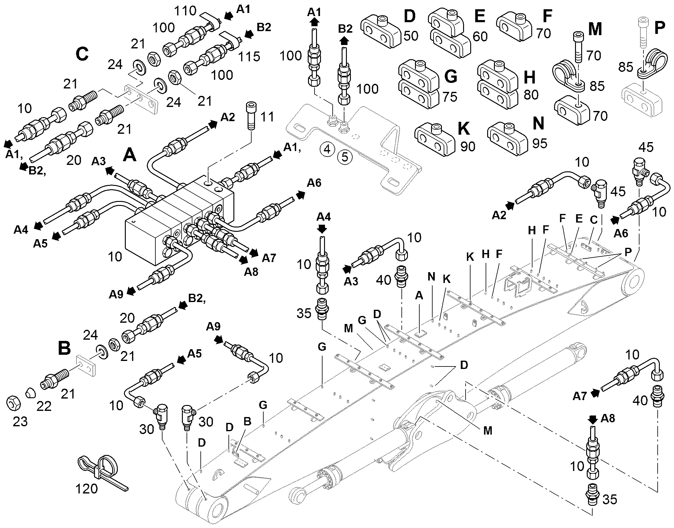 СКОБА 11 11-2X8 94056850 LIEBHERR