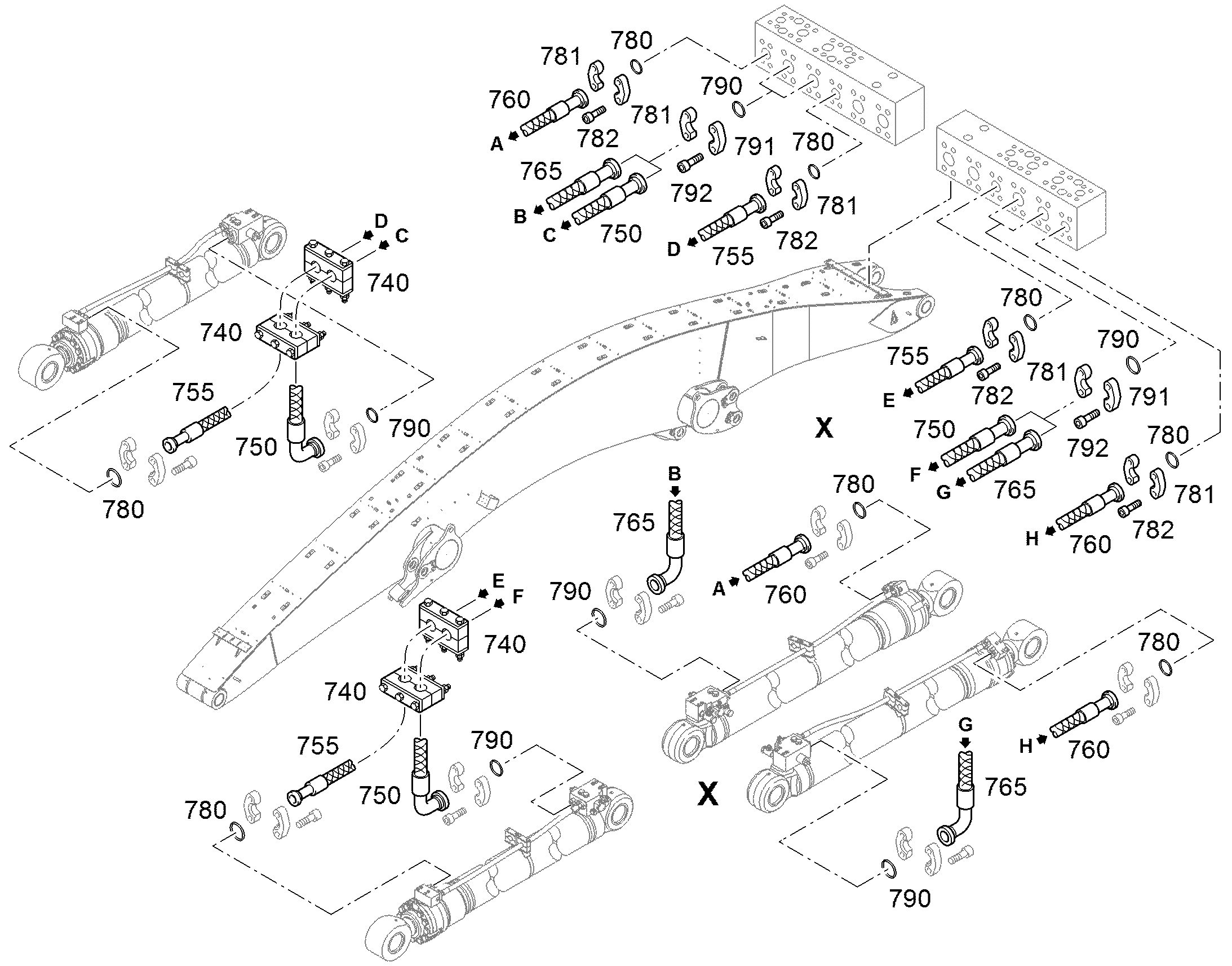 ШЛАНГ 32X14000 10476609 LIEBHERR