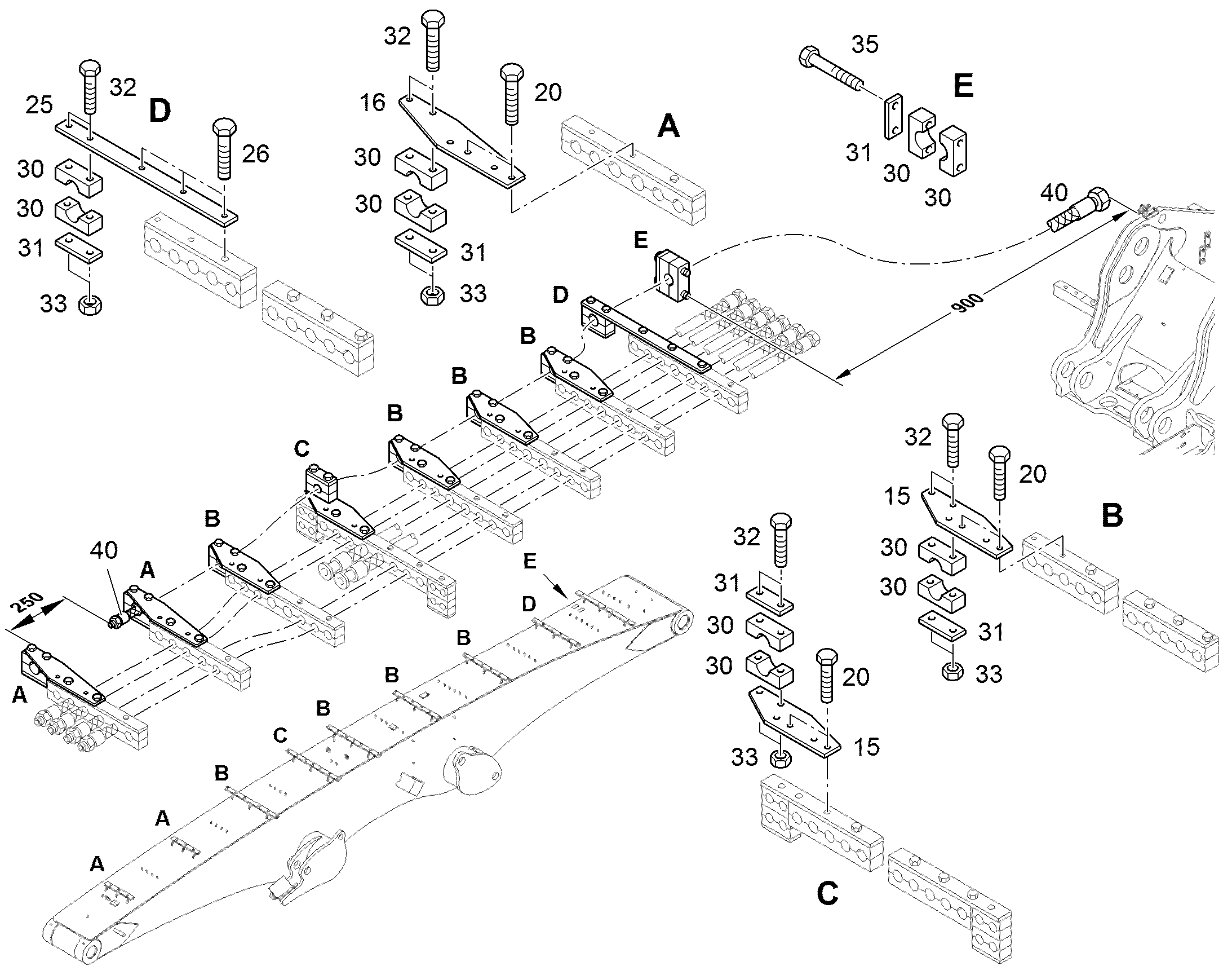ШЛАНГ 32X6180 11658728 LIEBHERR