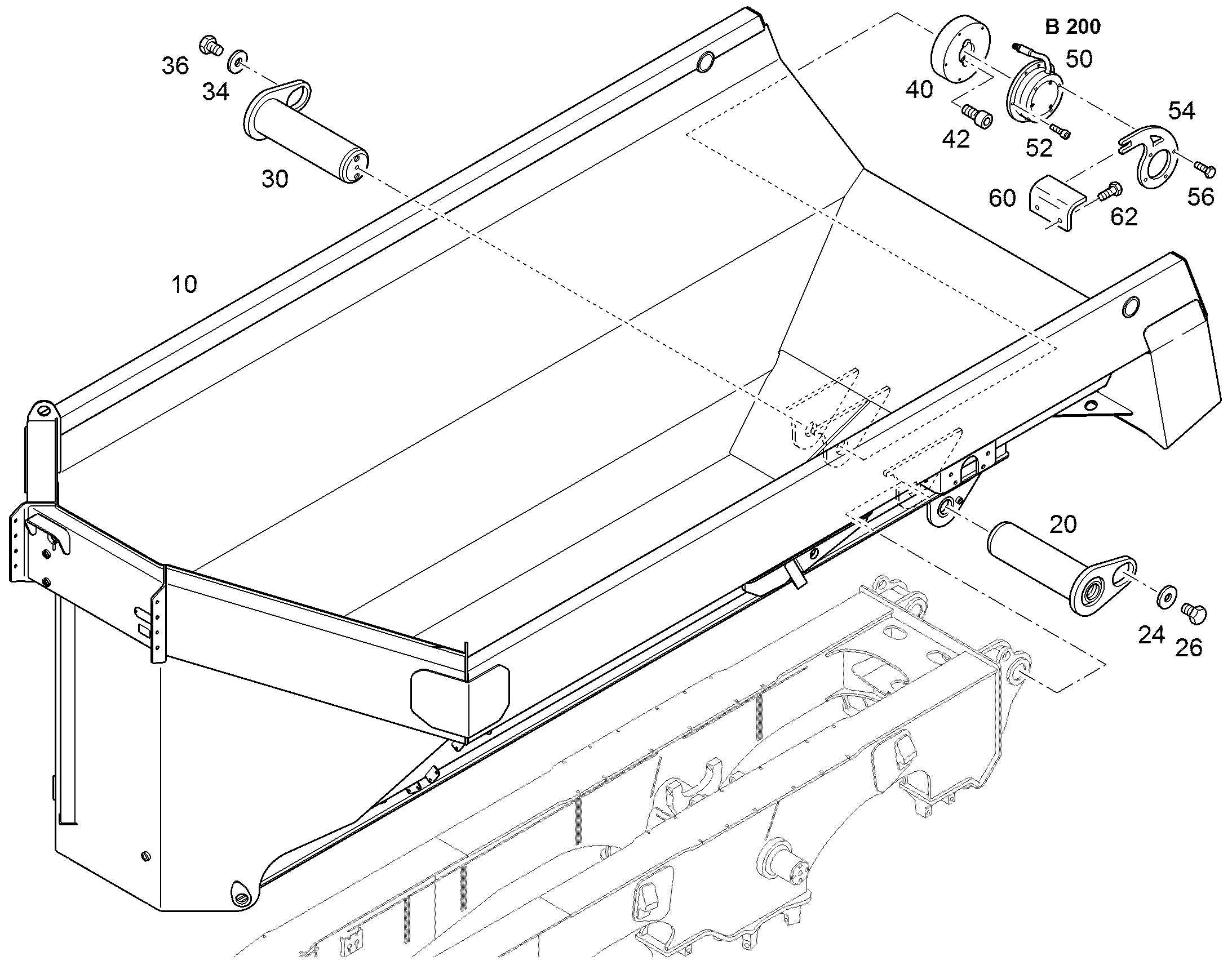 КОВШОВАЯ ПЛАТФОРМА 18 m³ / 30 t 11340668 LIEBHERR