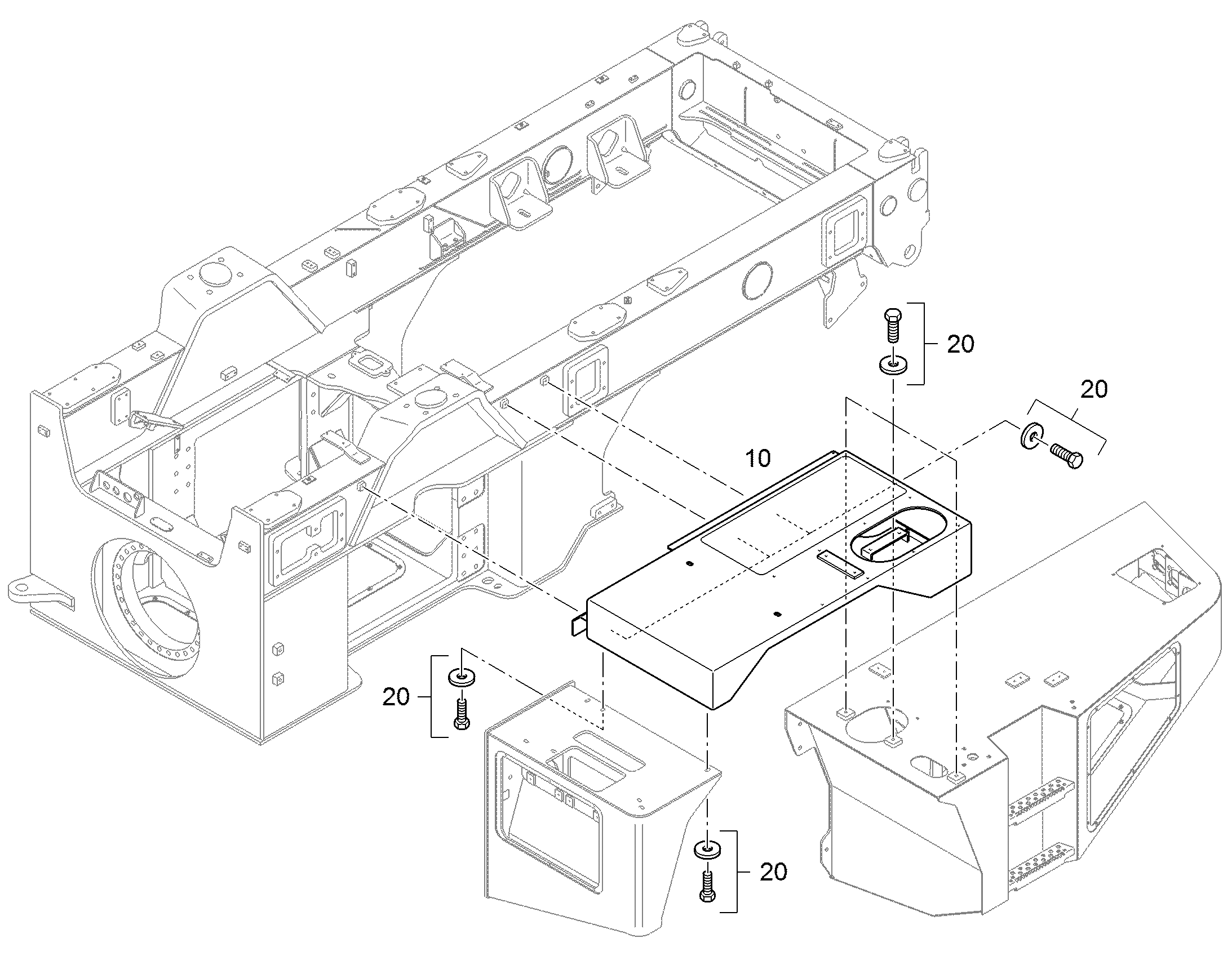 ЭЛЕМЕНТЫ МОНТАЖНЫЕ 94082489 LIEBHERR