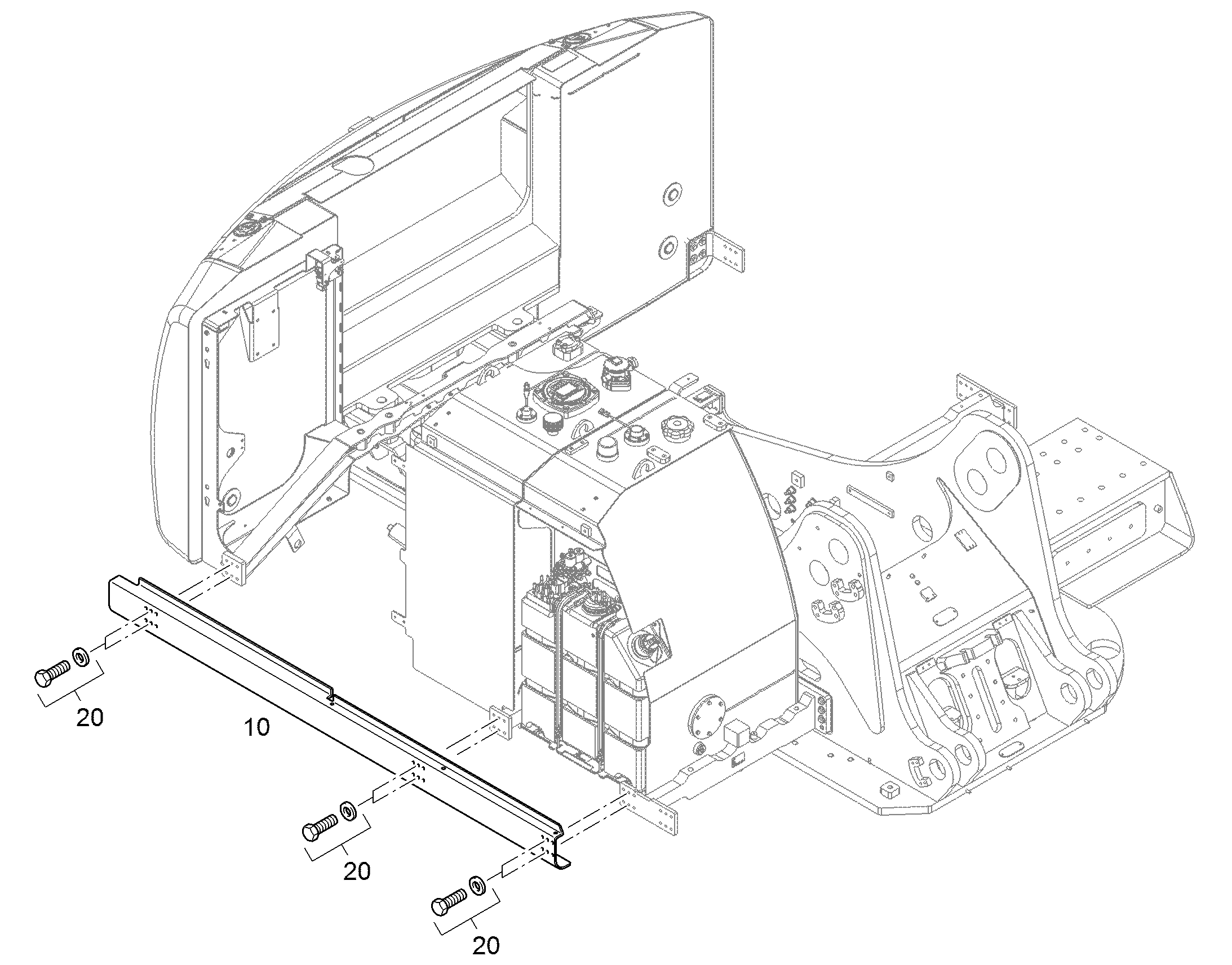 ЭЛЕМЕНТЫ МОНТАЖНЫЕ 94077232 LIEBHERR