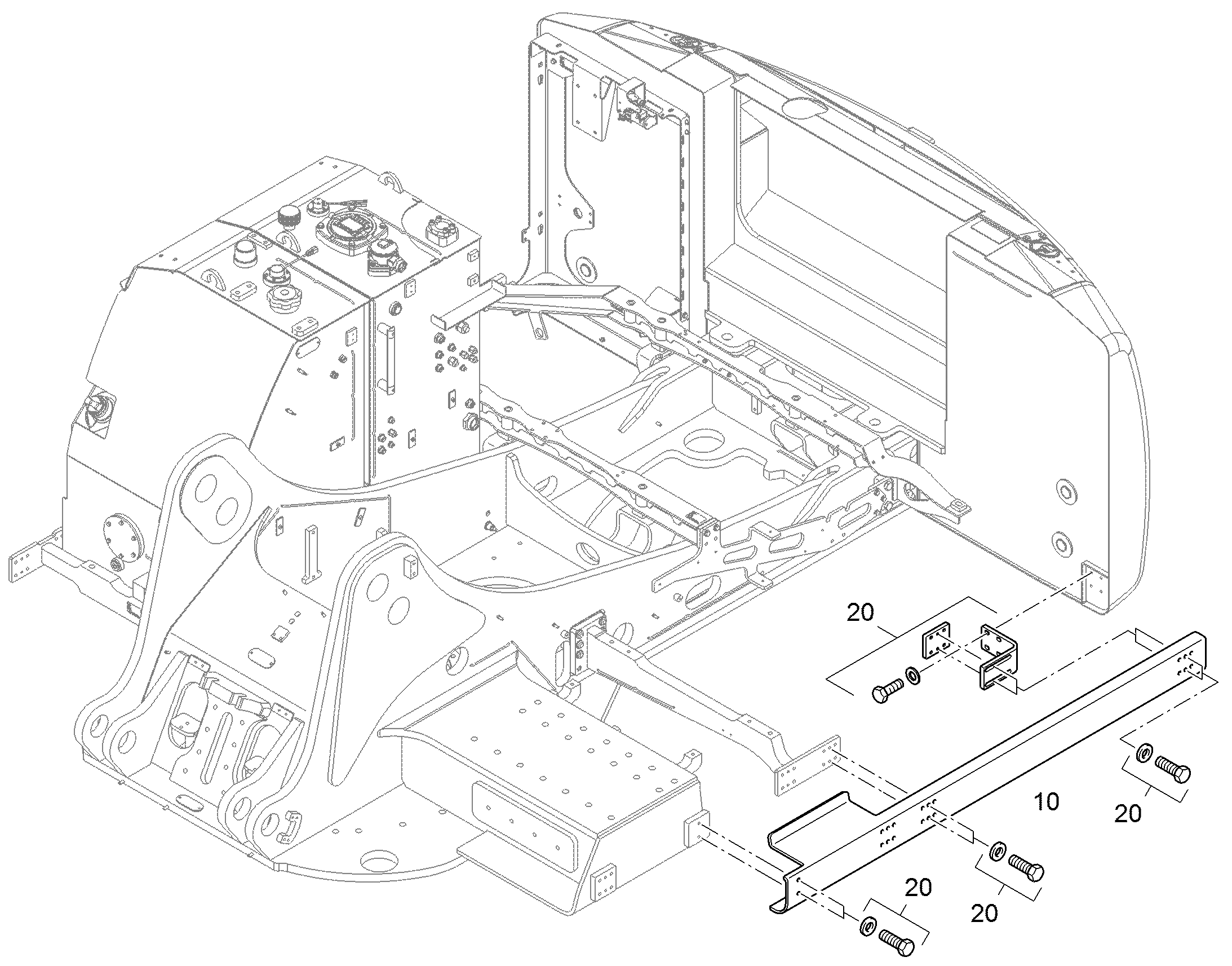 ЭЛЕМЕНТЫ МОНТАЖНЫЕ 94077210 LIEBHERR