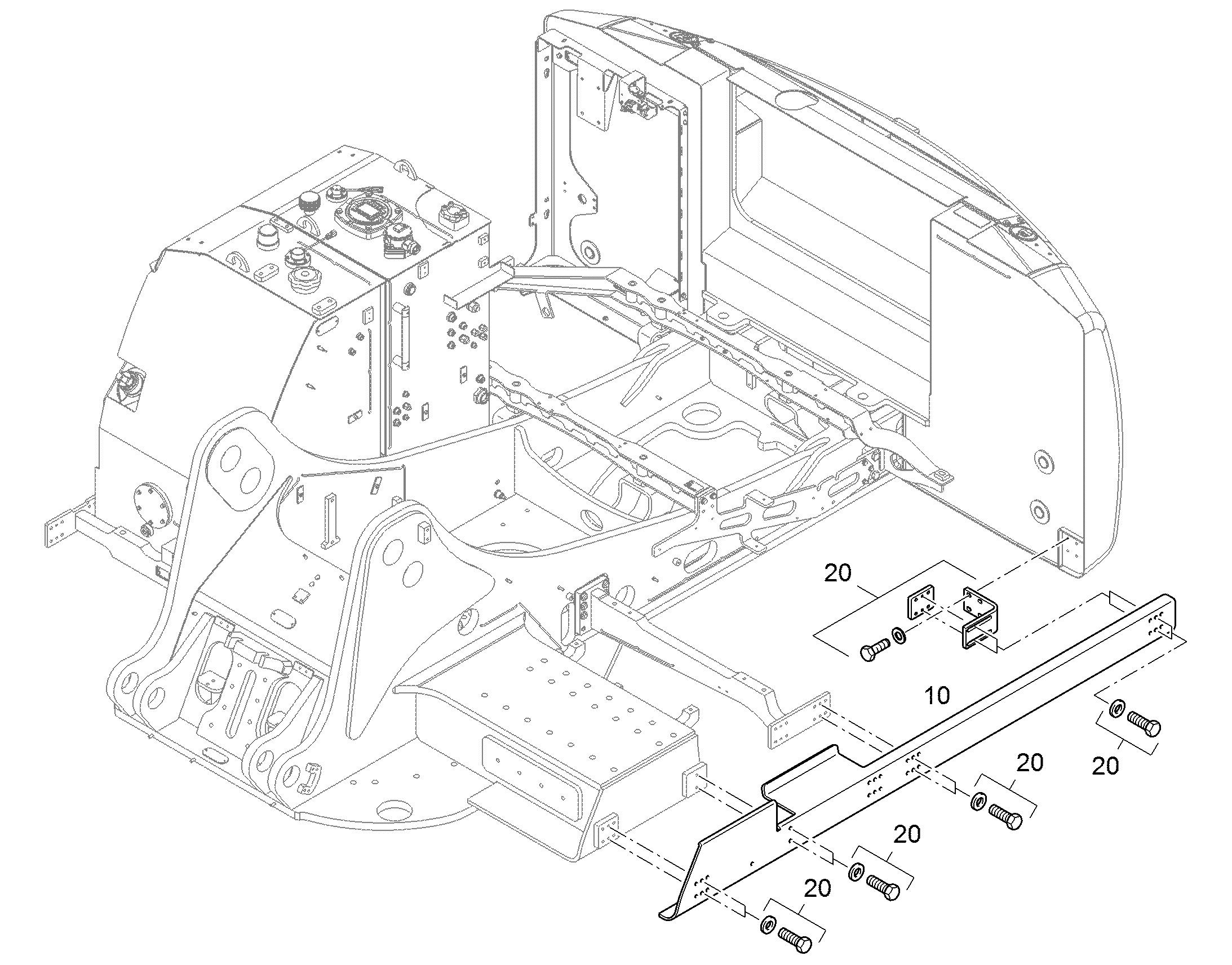 ЭЛЕМЕНТЫ МОНТАЖНЫЕ 94082342 LIEBHERR
