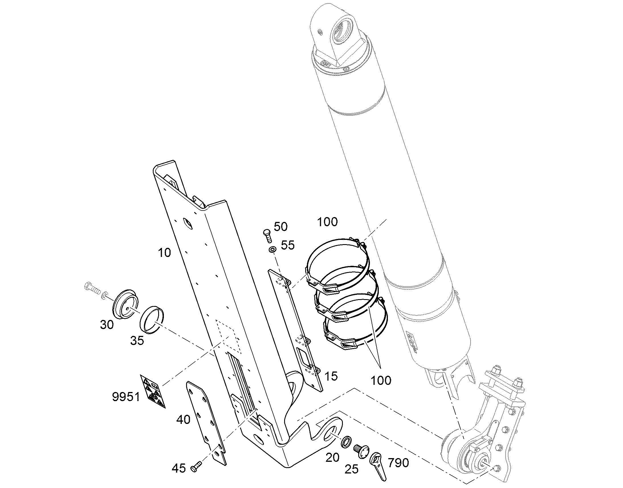 ЛИСТ ЗАЩИТНЫЙ 94072033 LIEBHERR