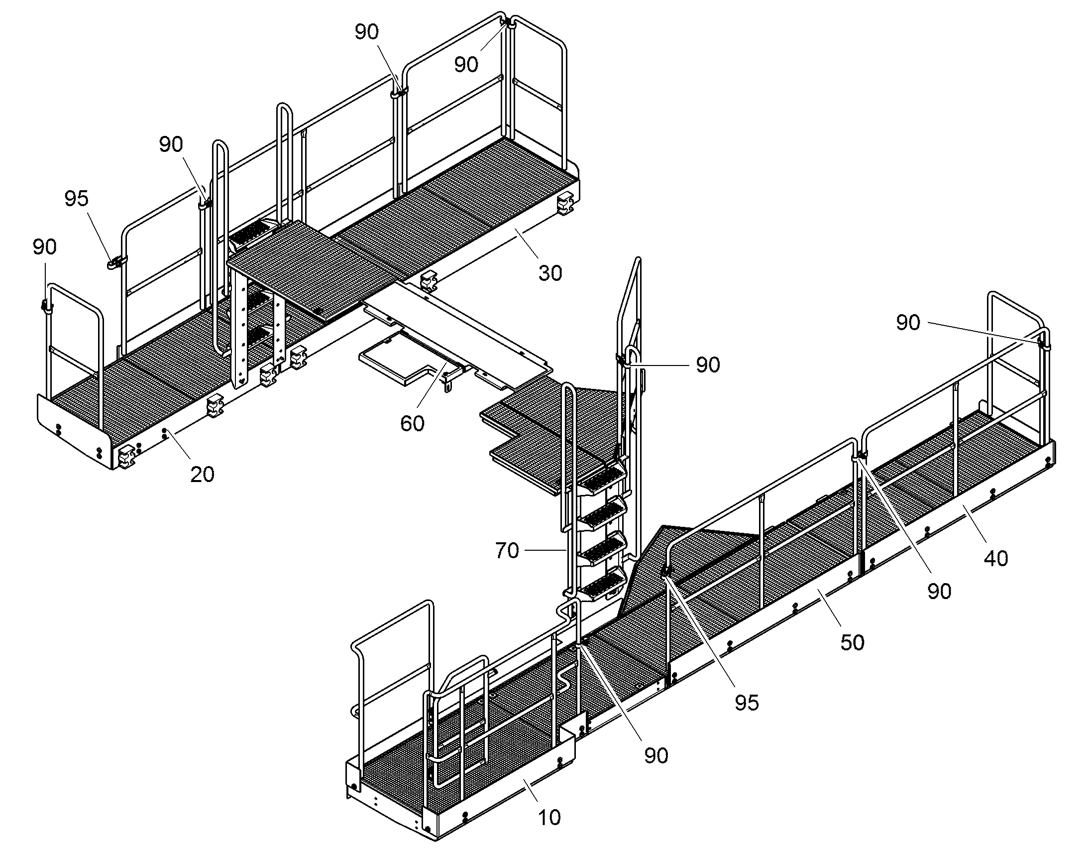 ПЛАТФОРМА ЗАДНЯЯ 94075862 LIEBHERR