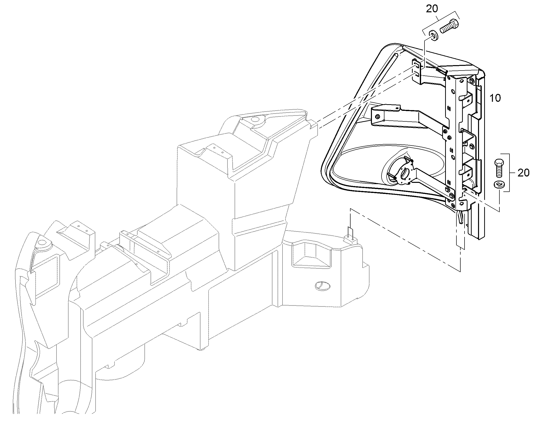 ЭЛЕМЕНТЫ МОНТАЖНЫЕ 94041303 LIEBHERR