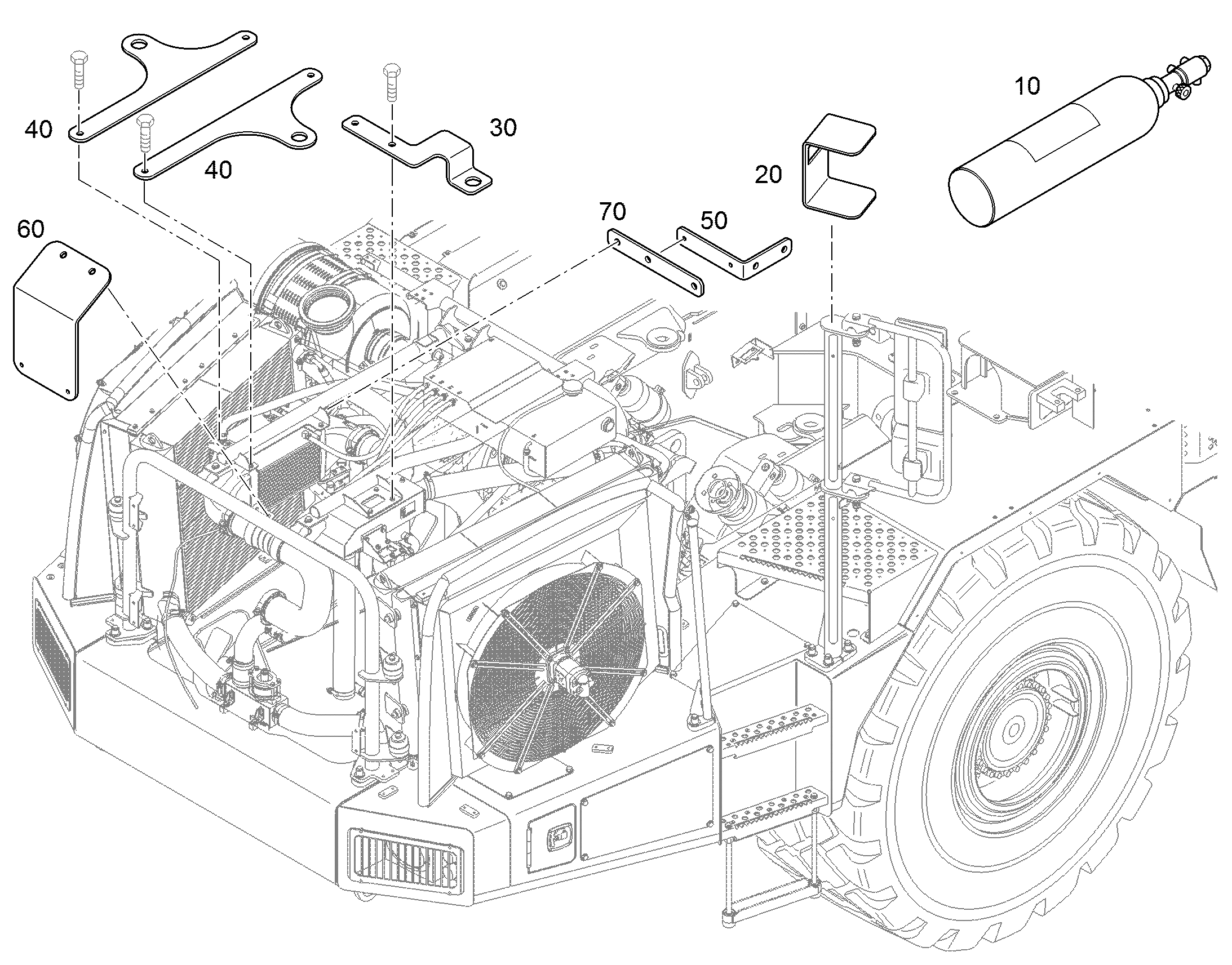 ОГНЕТУШИТЕЛЬ 11100243 LIEBHERR
