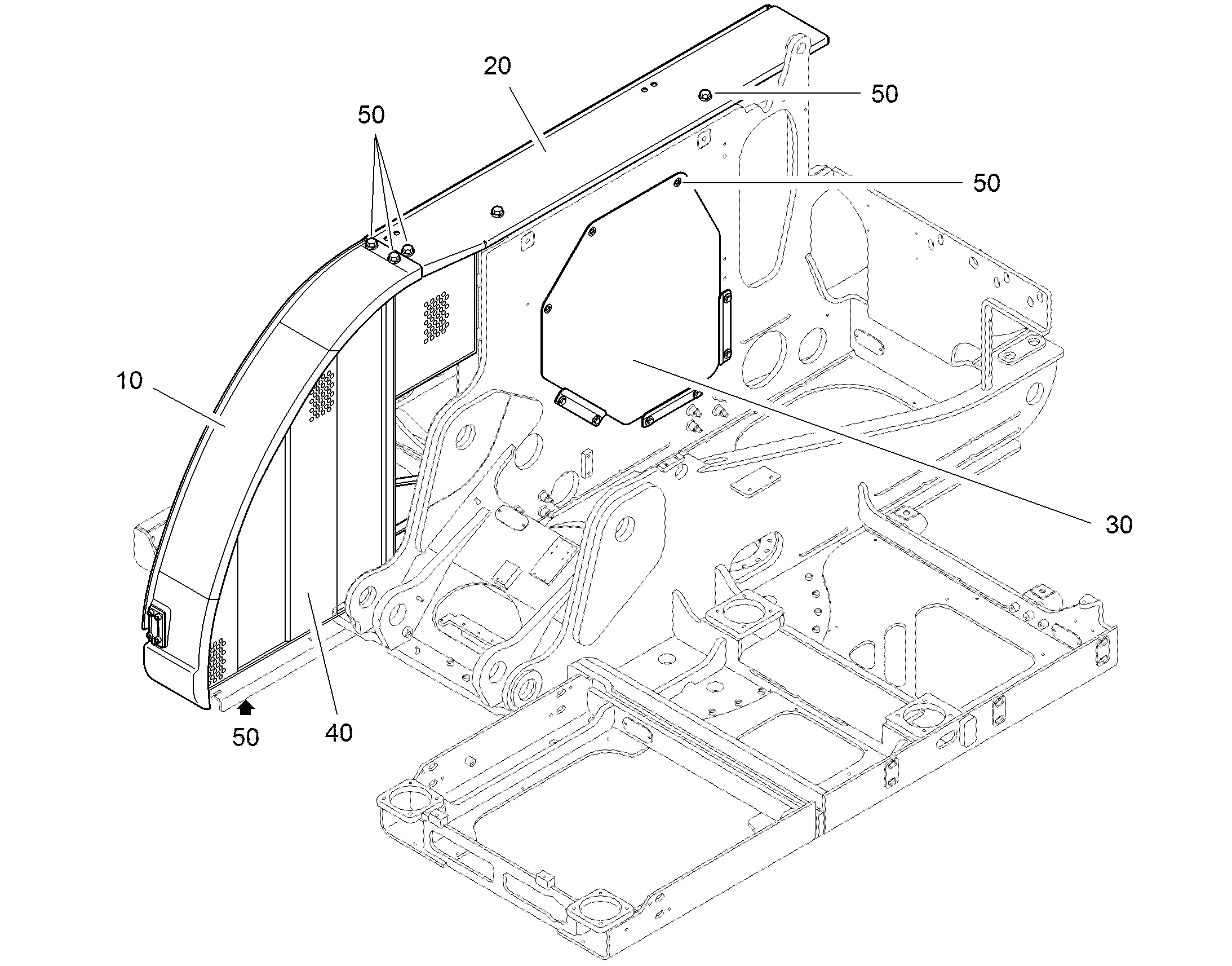 ЭЛЕМЕНТЫ МОНТАЖНЫЕ 94077550 LIEBHERR