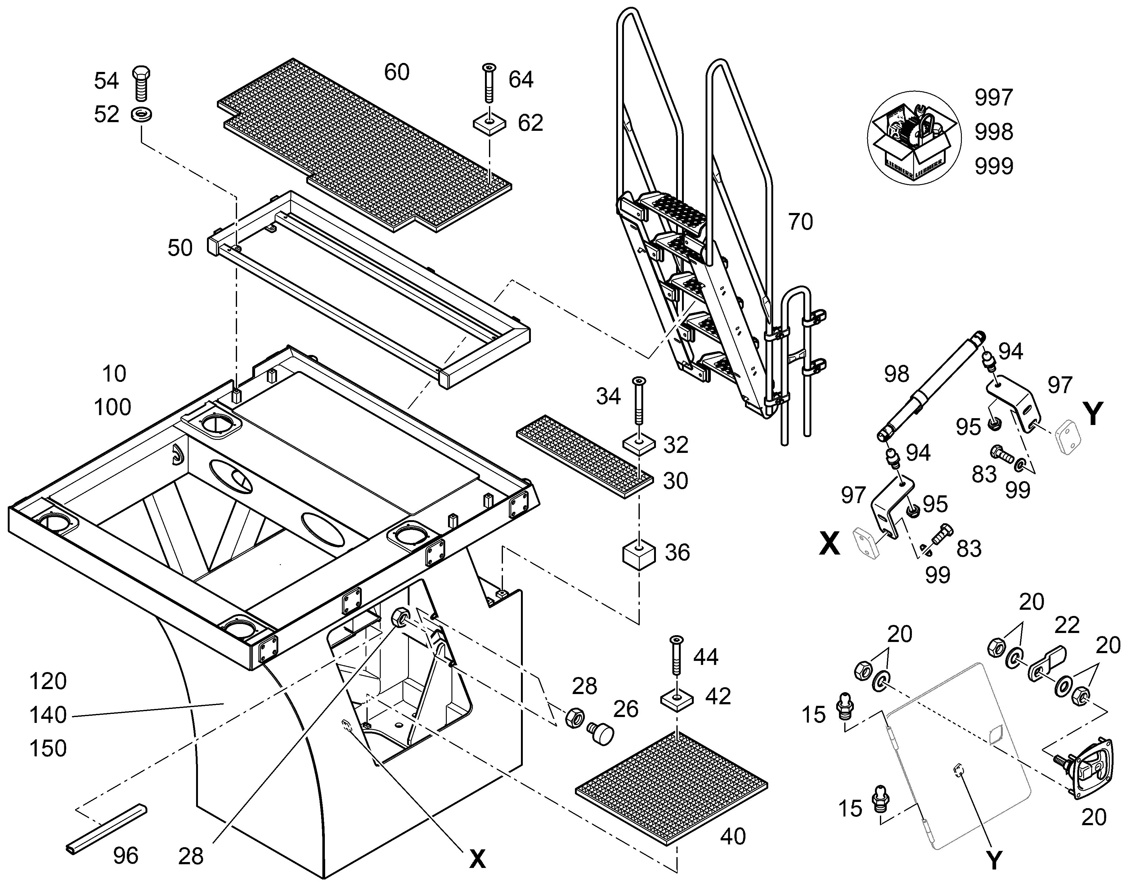 ДЕТАЛИ КРЕПЛЕНИЯ 94009072 LIEBHERR