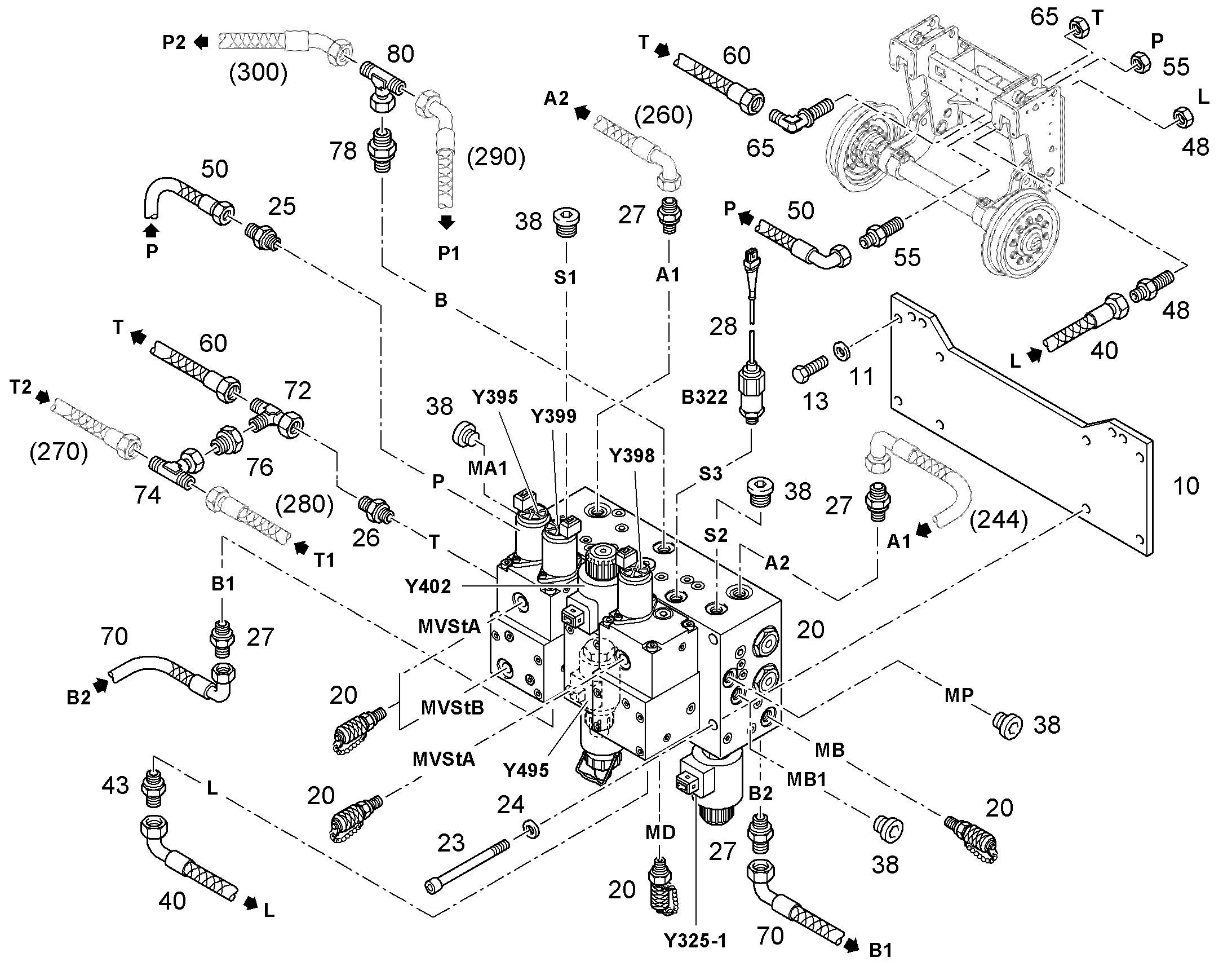 КОНСОЛЬ 9287415 LIEBHERR