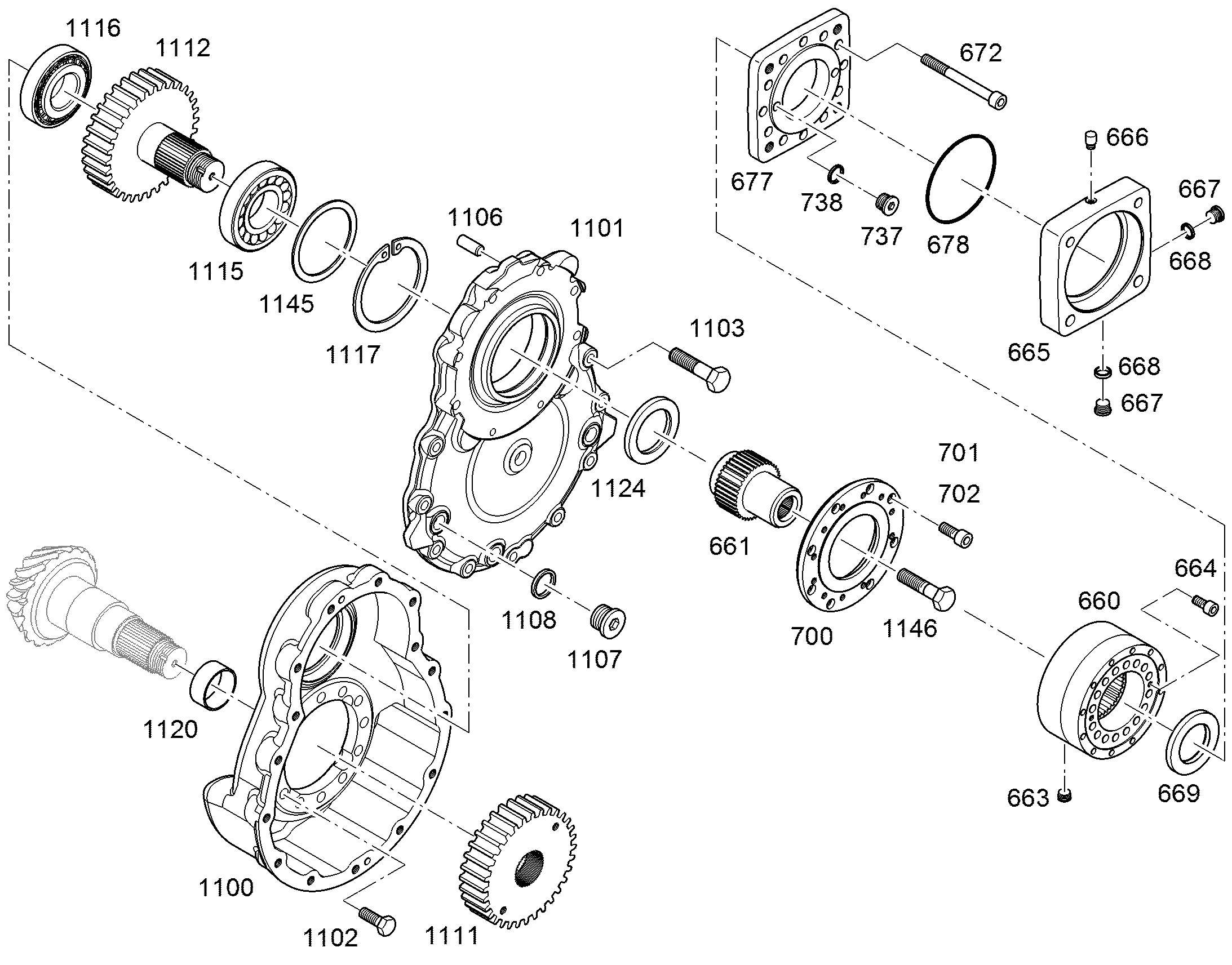 КОЛЕСО ЗУБЧАТОЕ 7028262 LIEBHERR