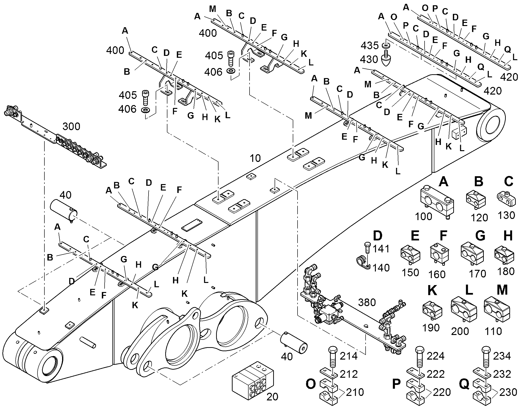 СКОБА ДЛЯ КРЕПЛЕНИЯ ШЛАНГА 13,5 13,5 94035986 LIEBHERR