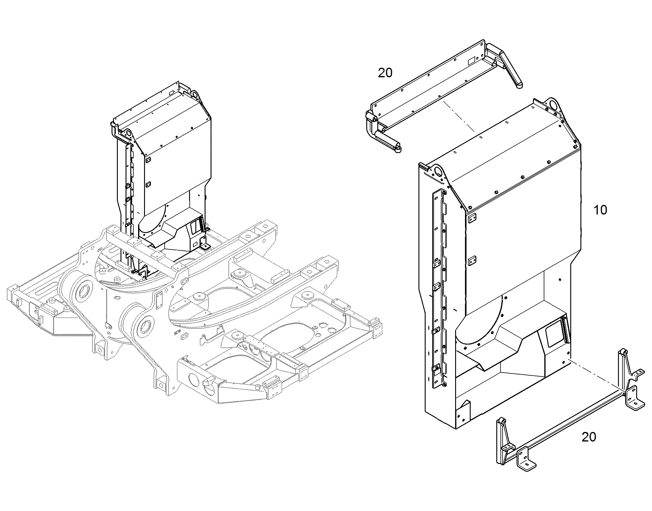 ЭЛЕМЕНТЫ МОНТАЖНЫЕ 94071069 LIEBHERR