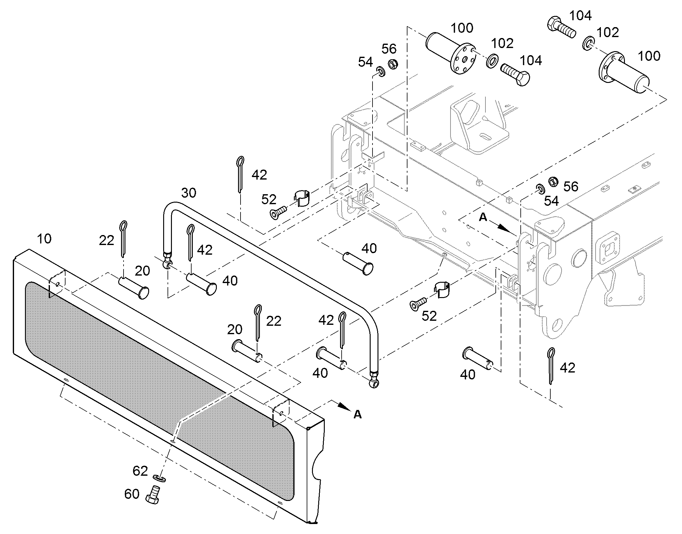 ПЛАТФОРМА ДЛЯ ОБСЛУЖИВАНИЯ 94073624 LIEBHERR