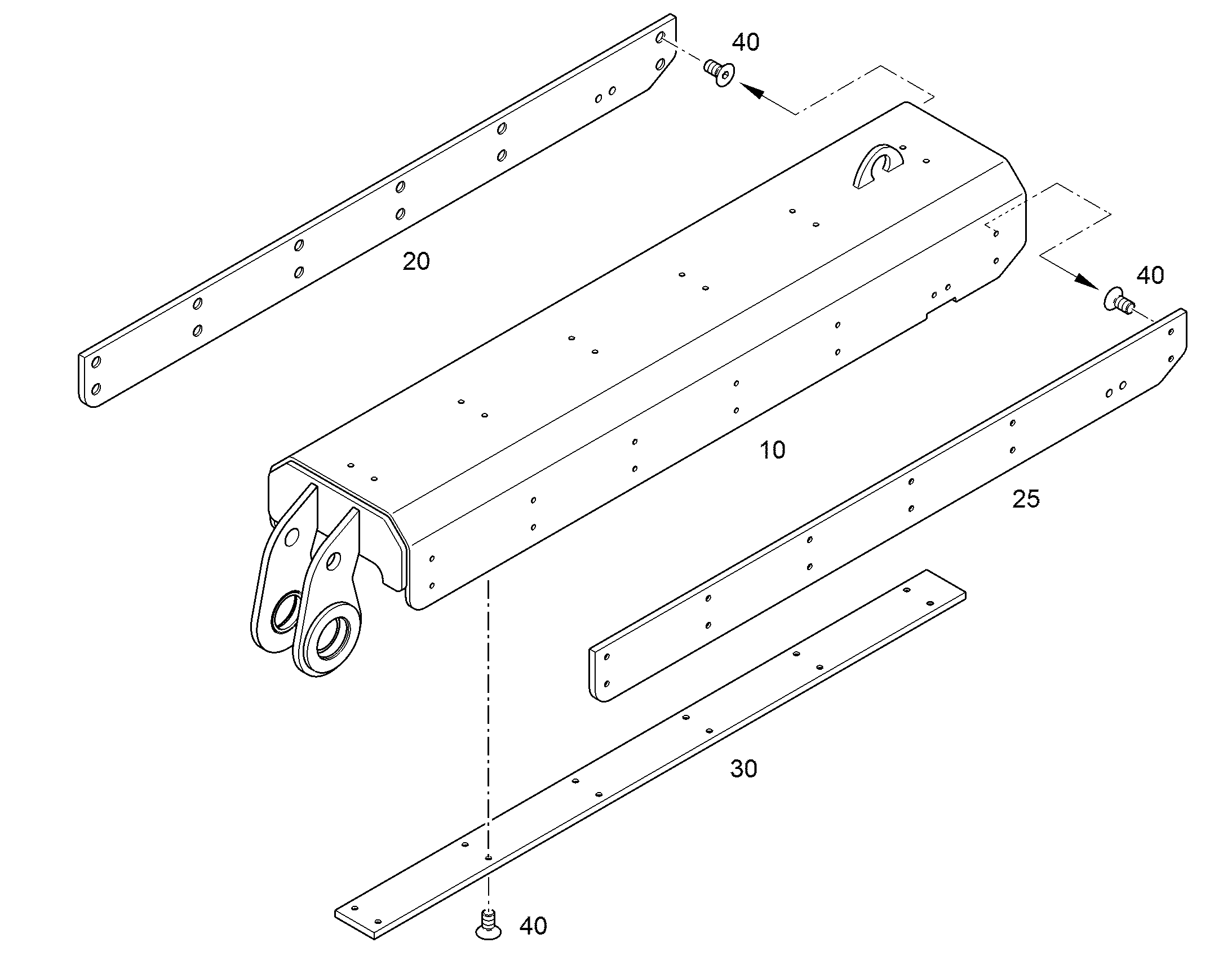ПЛАНКА НАПРАВЛЯЮШАЯ 94064889 LIEBHERR