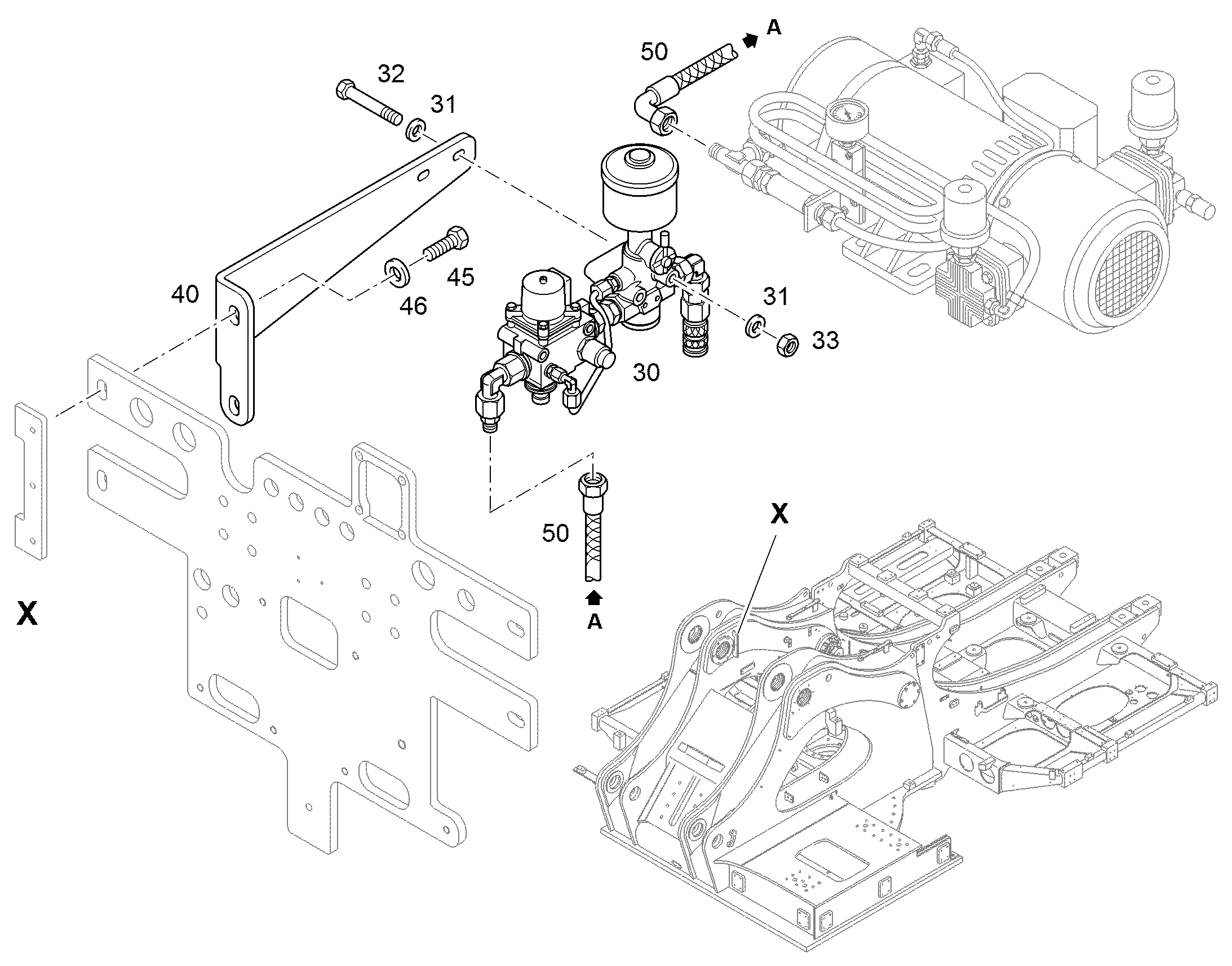 ШЛАНГ 8X4750 5614827 LIEBHERR
