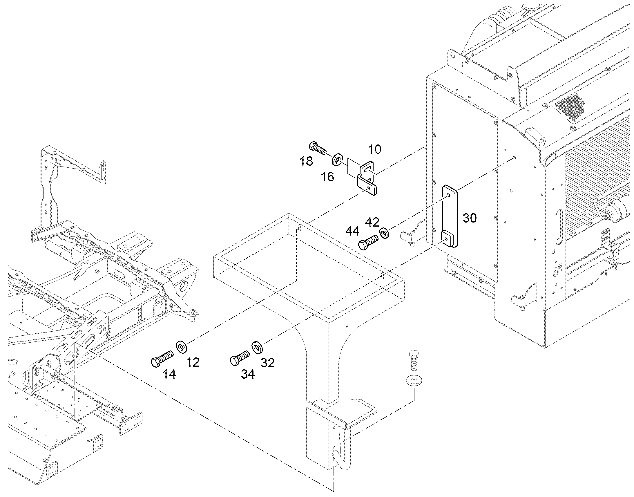 УГОЛЬНИК КРЕПЕЖНЫЙ 94036939 LIEBHERR