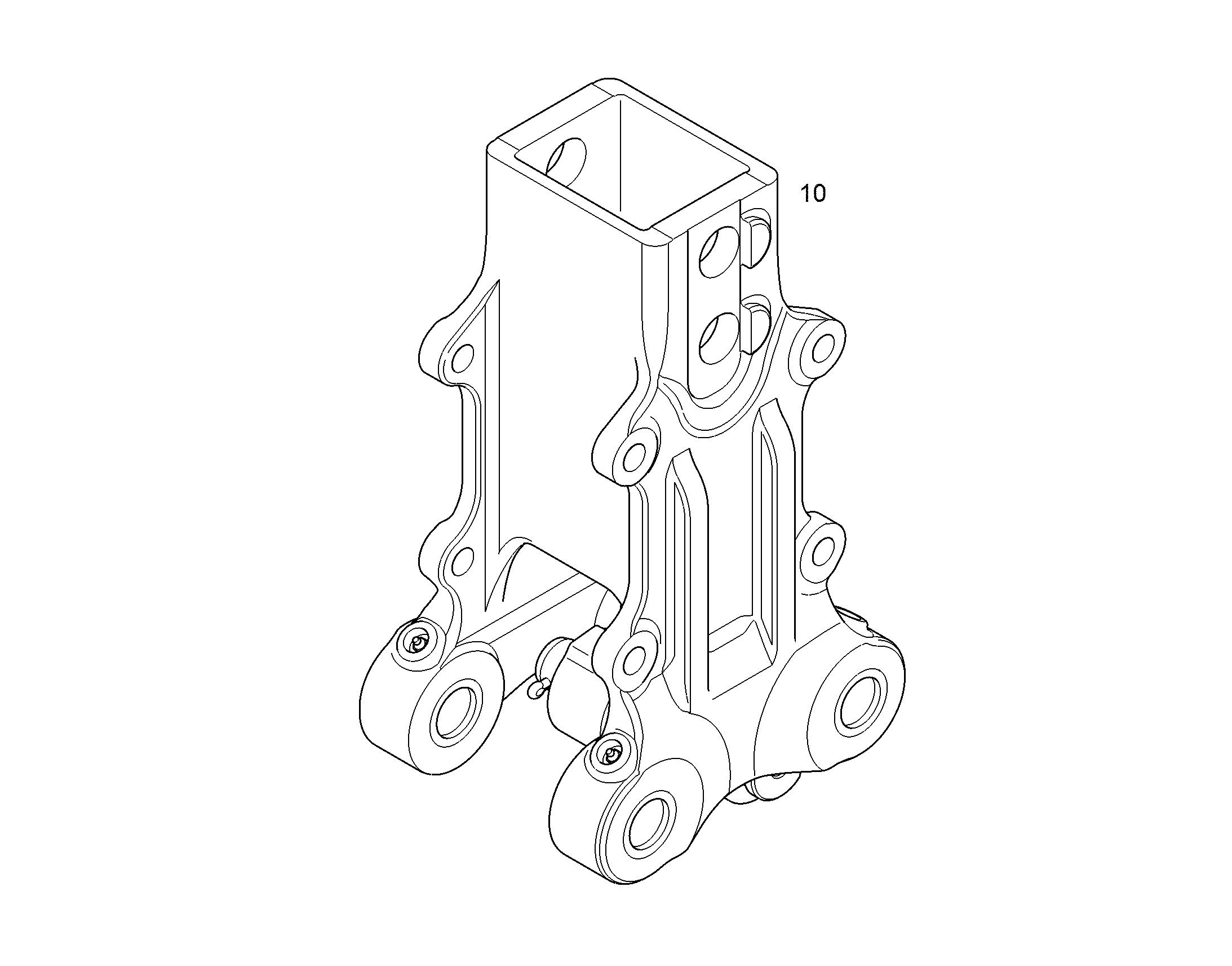 ЧАСТЬ НИЖНЯЯ УЗКАЯ GM8B/10B 9197633 LIEBHERR