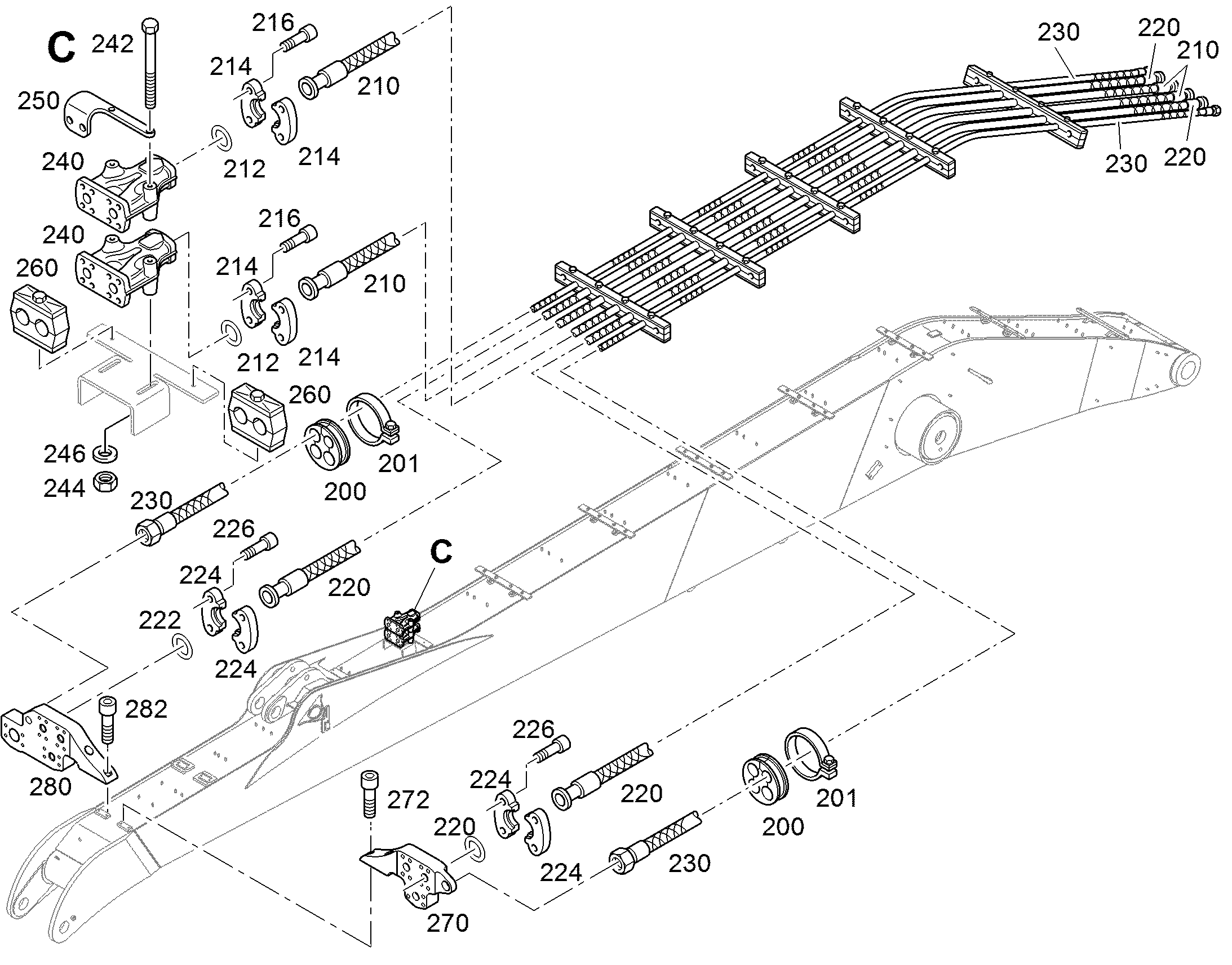 РАЗДЕЛИТЕЛЬНЫЙ ЛИСТ 94072948 LIEBHERR