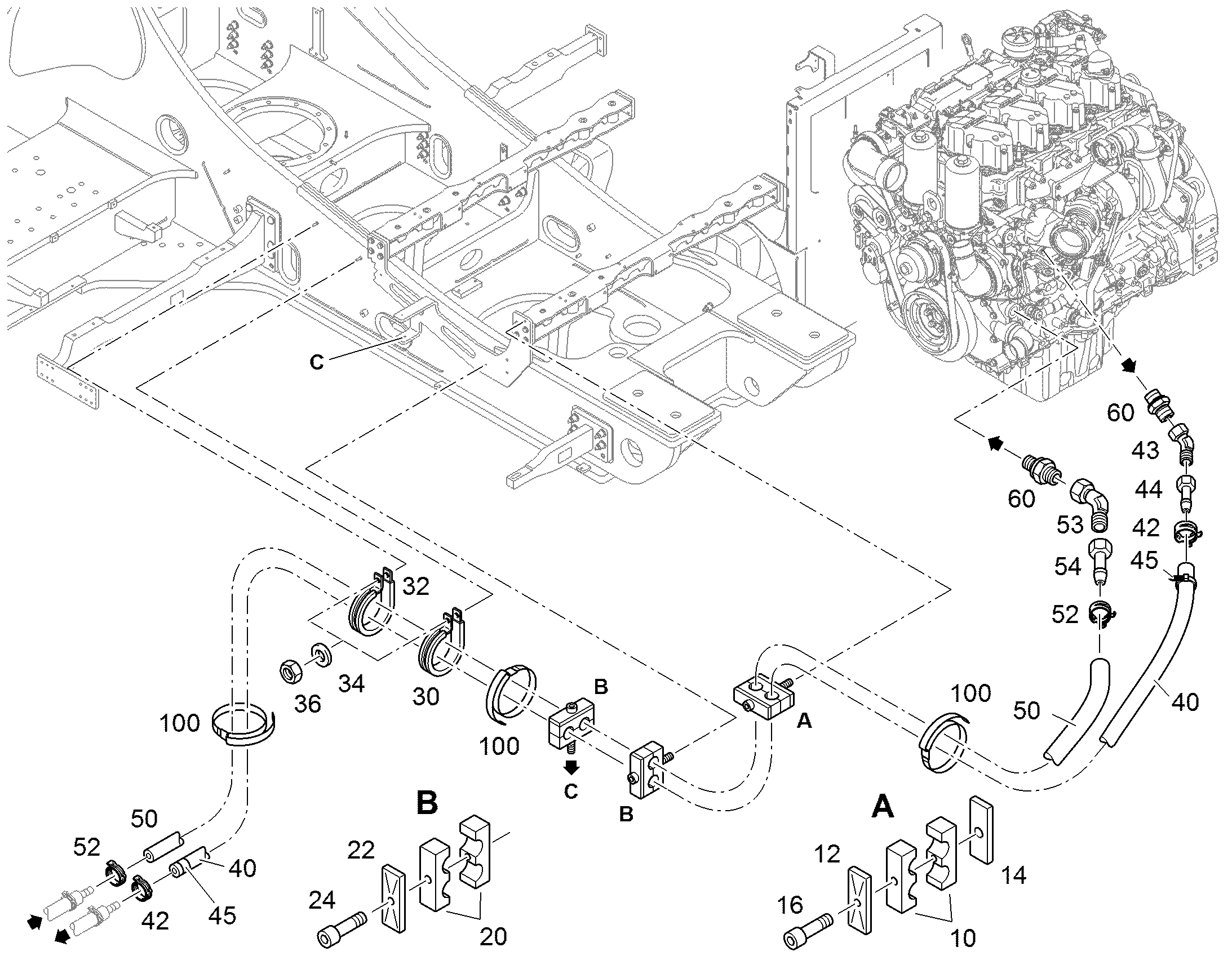 ПРОМЕЖУТОЧНАЯ ПЛАНКА S235JR+AR 94050483 LIEBHERR