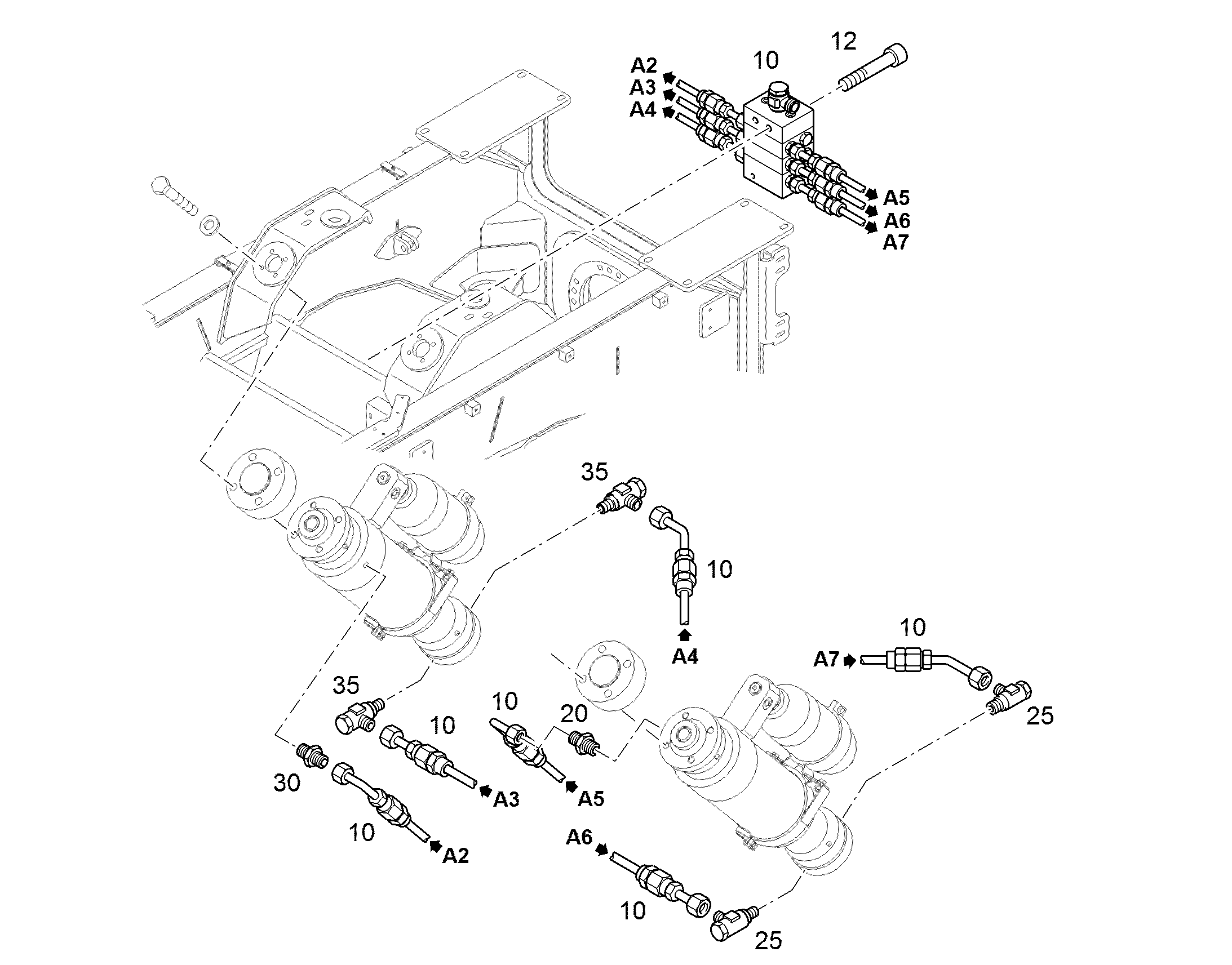 РАСПРЕДЕЛИТЕЛЬ MX-F 3/6 10476674 LIEBHERR