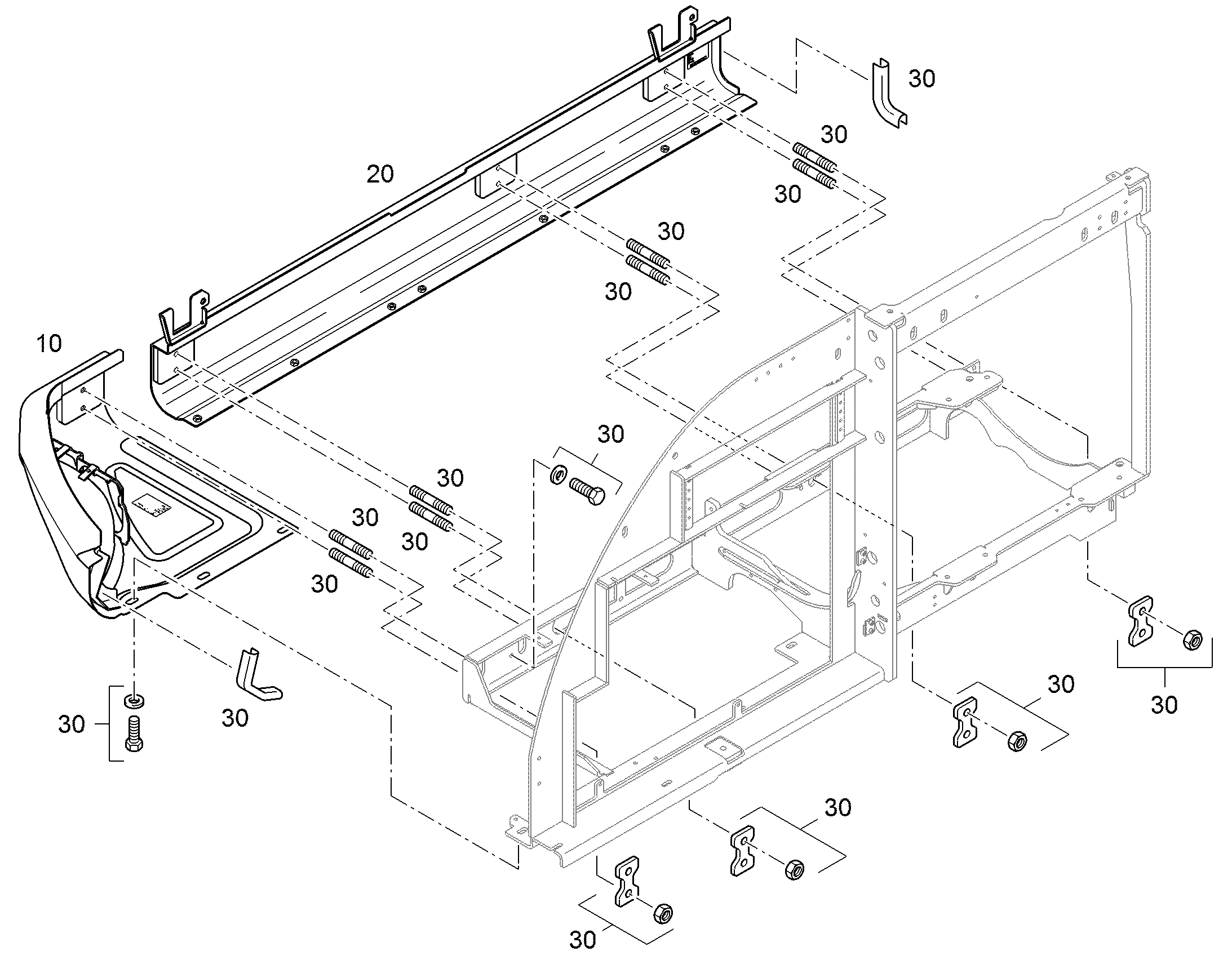 ЭЛЕМЕНТЫ МОНТАЖНЫЕ 94036870 LIEBHERR