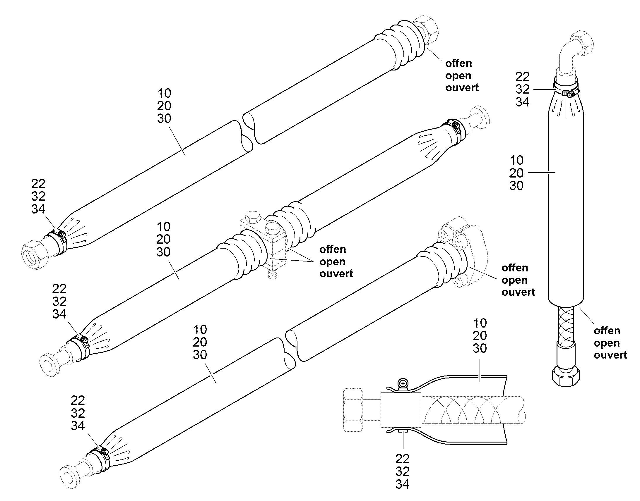 ЧЕХОЛ ДЛЯ ШЛАНГА DN63 11693090 LIEBHERR