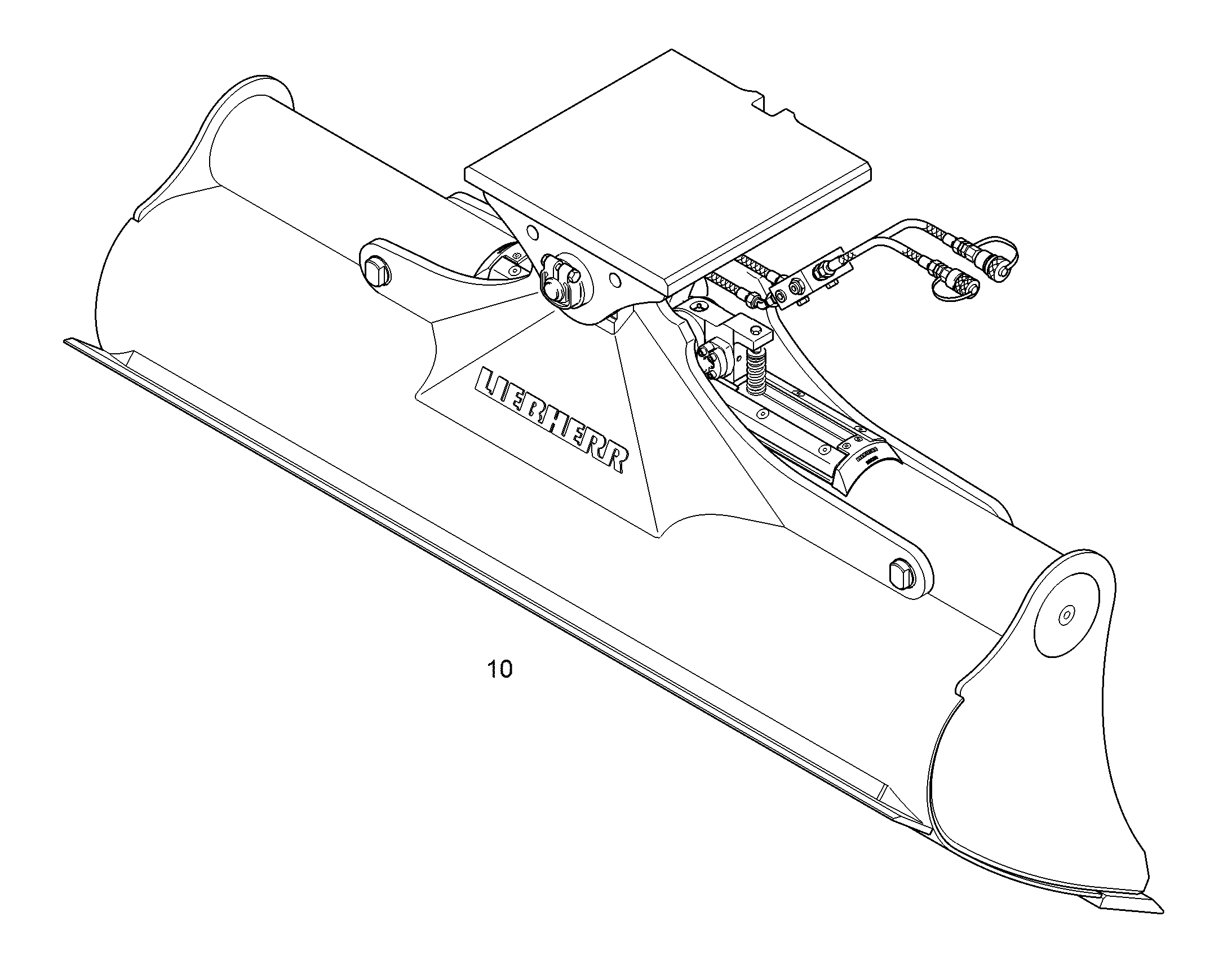 КОВШ КАНАВООЧИСТИТЕЛЯ 1700mm 0,41m³ 94085946 LIEBHERR