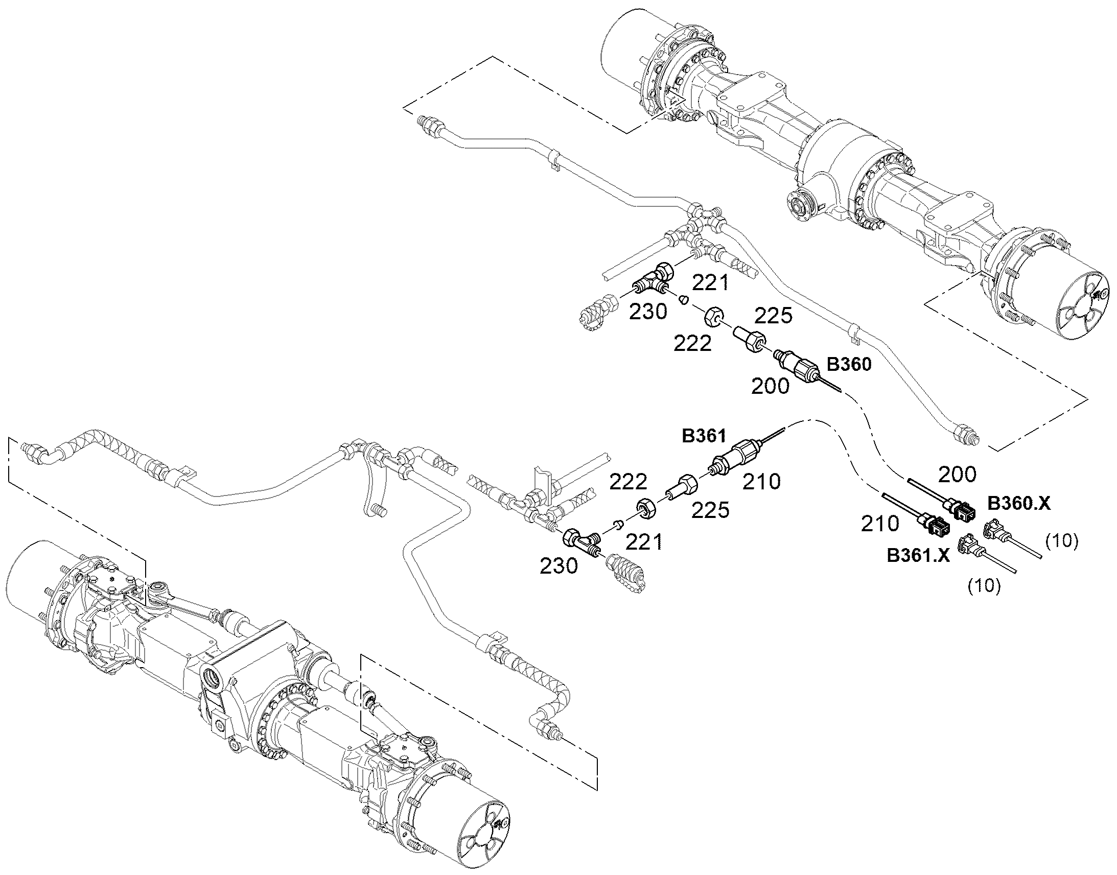 ПЕРЕКЛЮЧАТЕЛЬ 50/45bar 10472075 LIEBHERR
