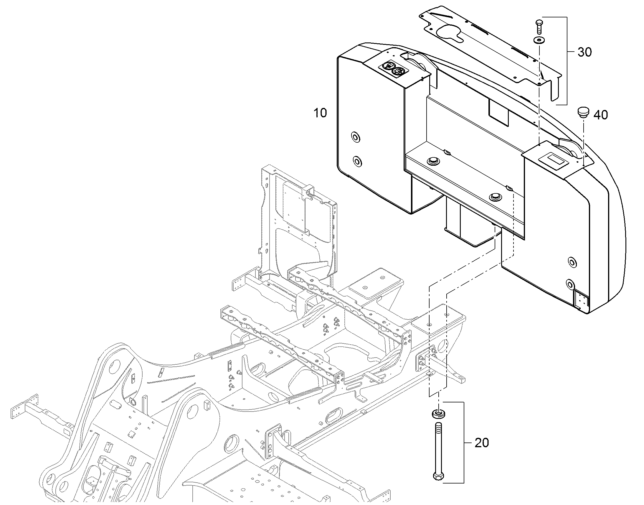 ДЕТАЛИ КРЕПЛЕНИЯ 94054584 LIEBHERR