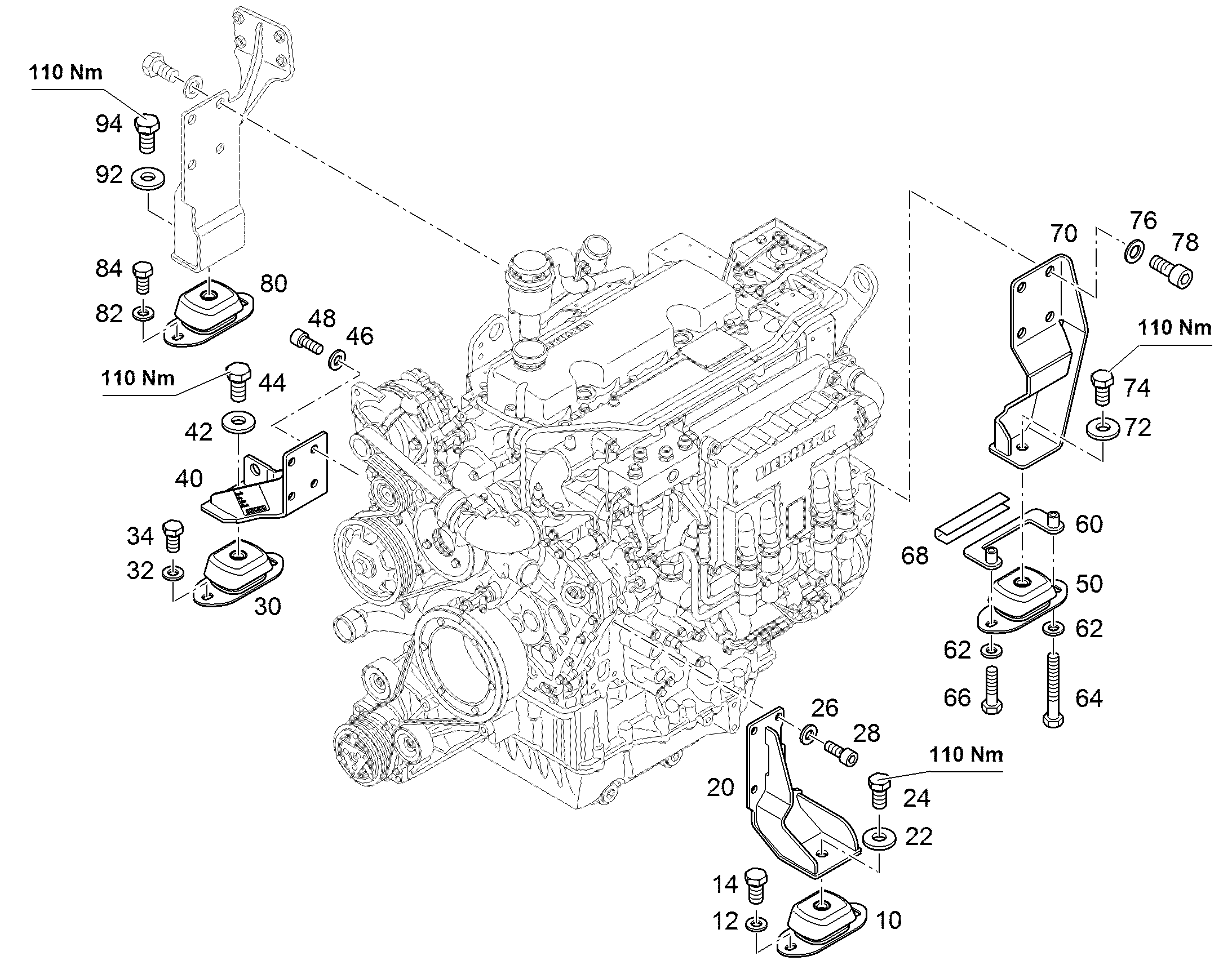 ГАСИТЕЛЬ КОЛЕБАНИЙ 11644235 LIEBHERR