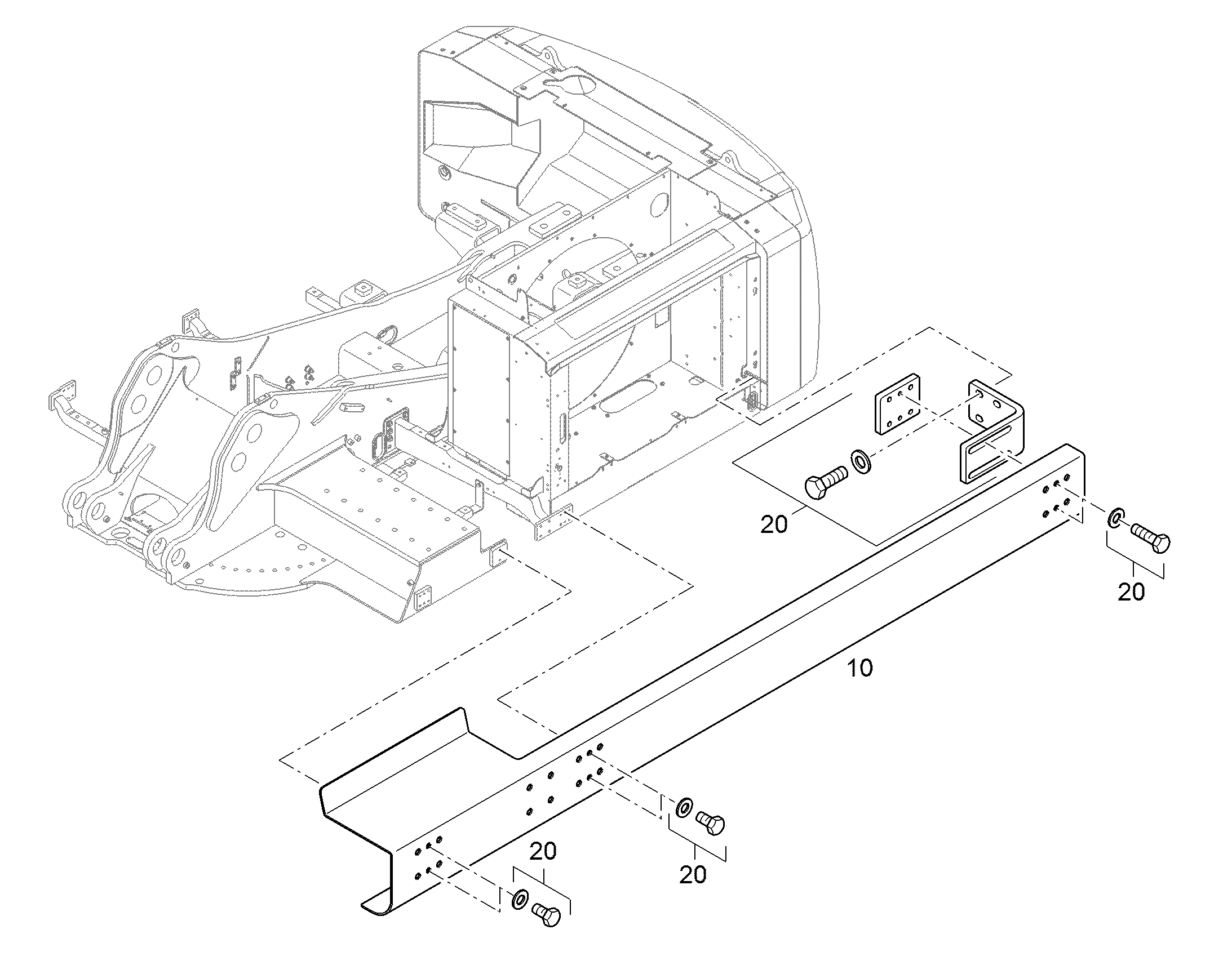 ЭЛЕМЕНТЫ МОНТАЖНЫЕ 94082922 LIEBHERR