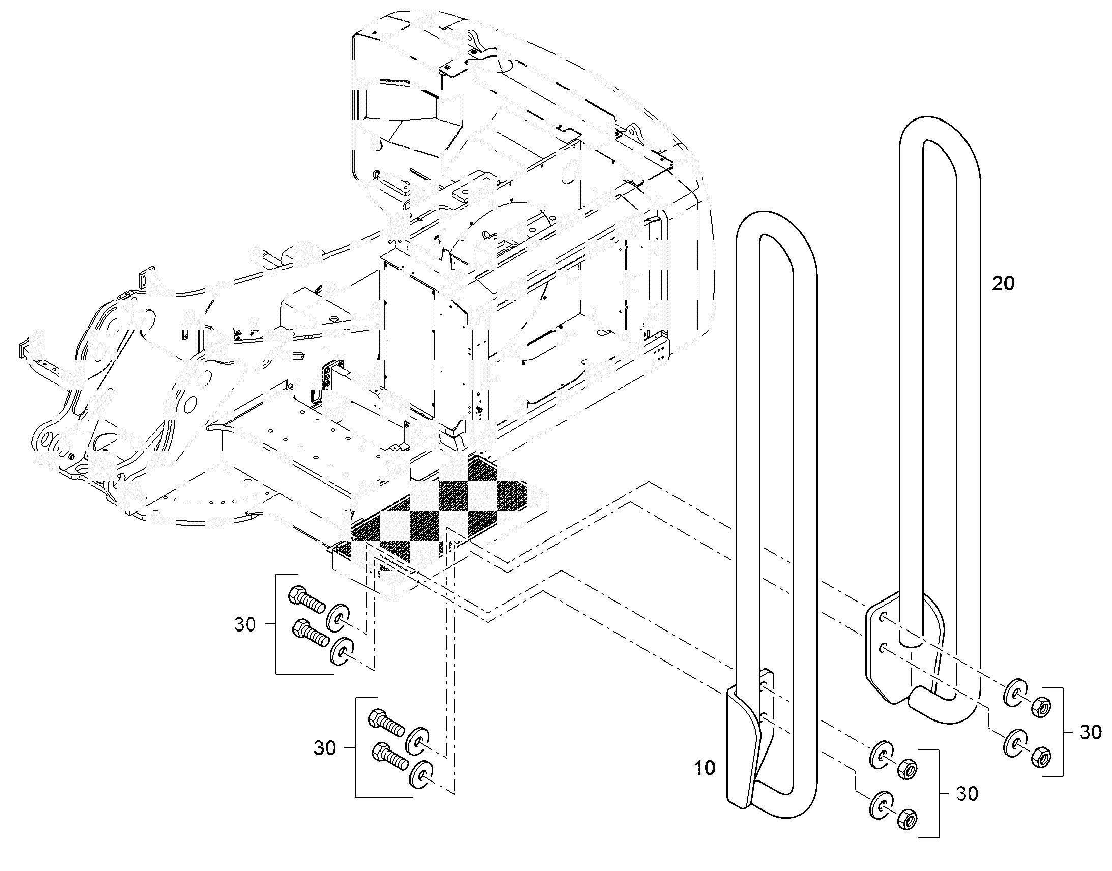 ЭЛЕМЕНТЫ МОНТАЖНЫЕ 94056713 LIEBHERR