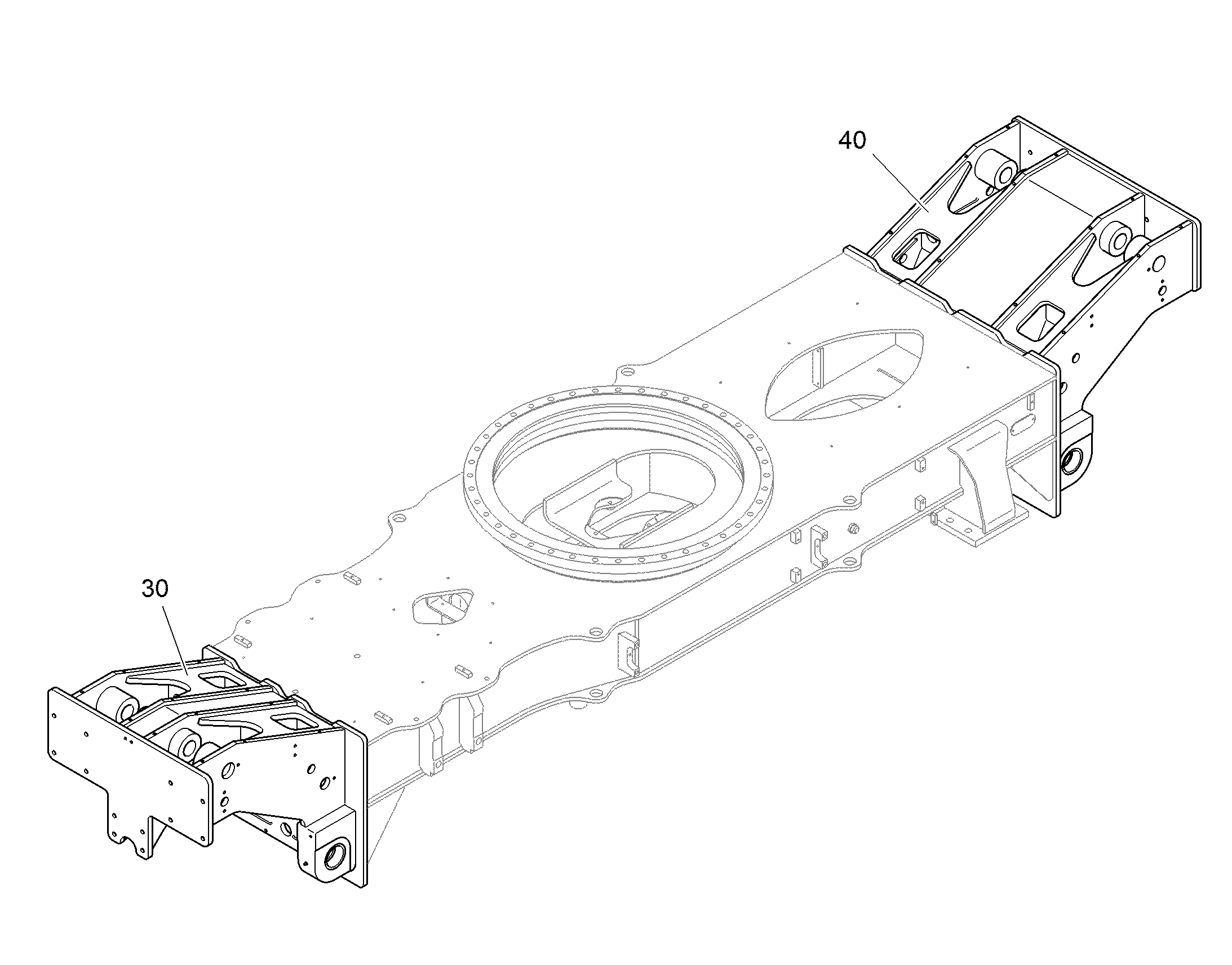 МОНТАЖНАЯ КОНСОЛЬ 10652435 LIEBHERR