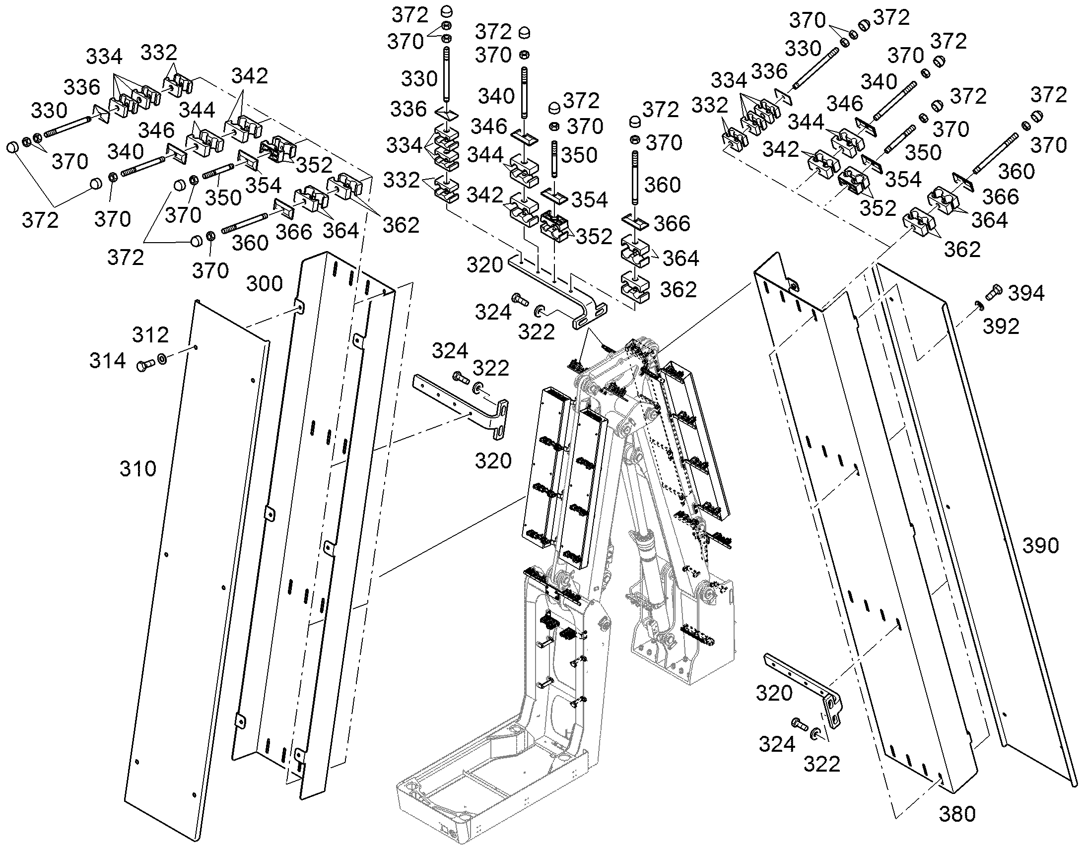 УГОЛЬНИК ПОДДЕРЖИВАЮЩИЙ 94001369 LIEBHERR