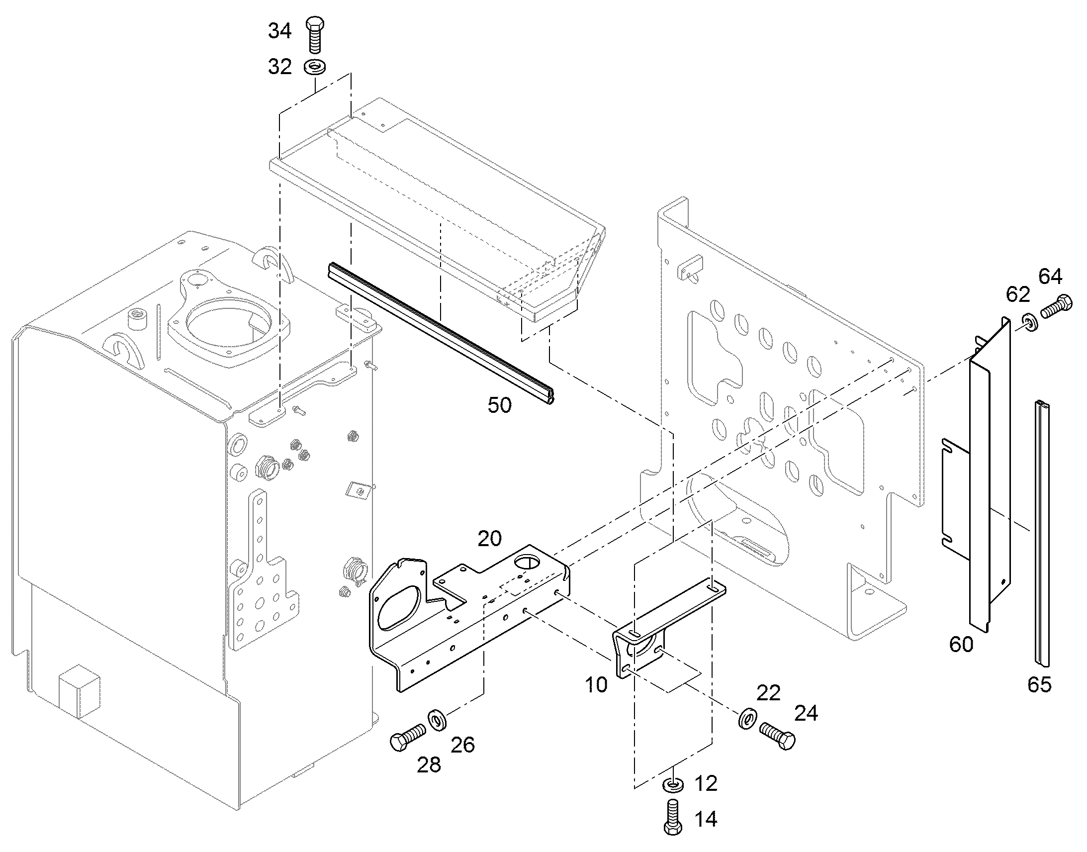 РАЗДЕЛИТЕЛЬНЫЙ ЛИСТ 2X398,3X645 94085775 LIEBHERR
