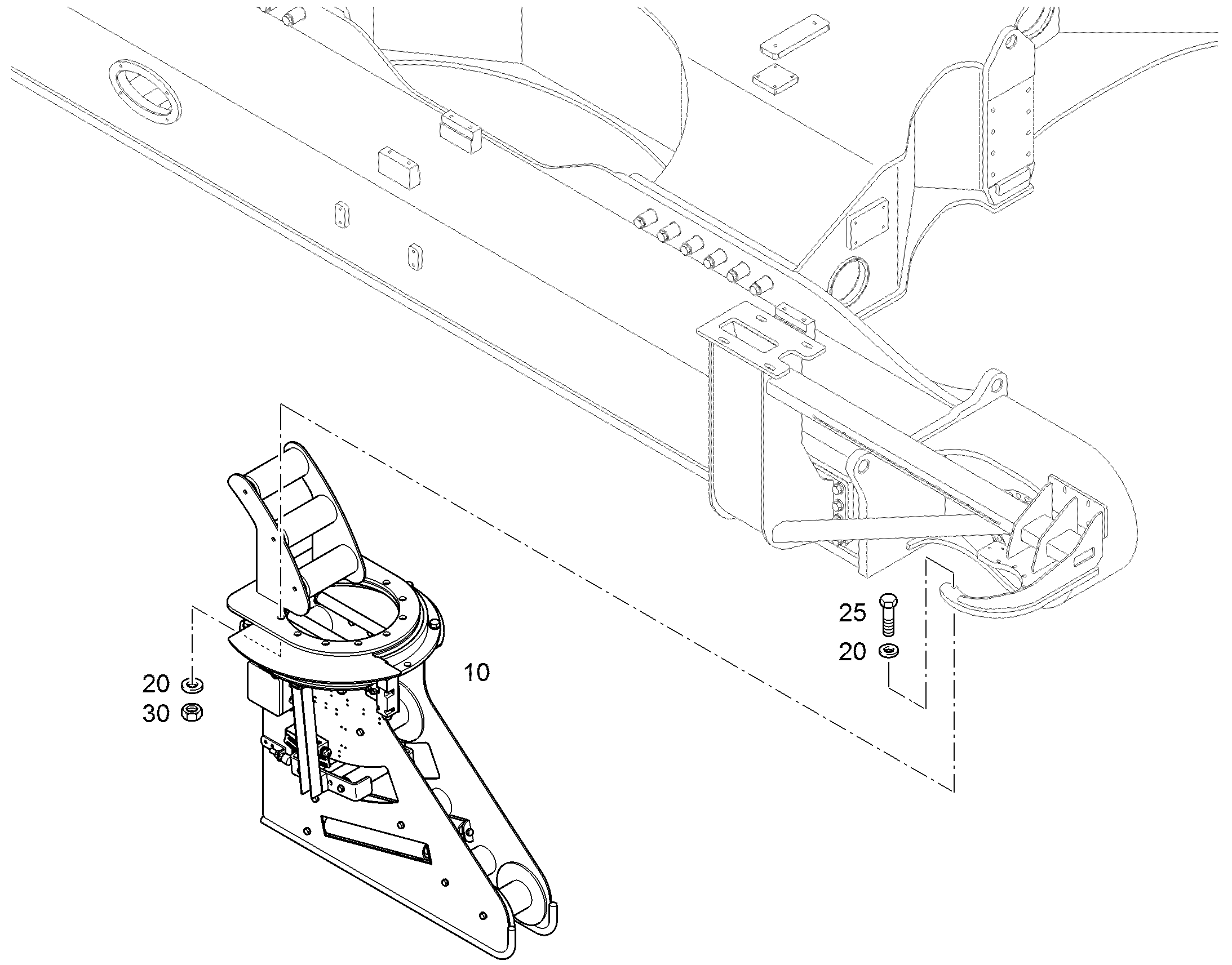 DEFLECTION DEVICE 11692878 LIEBHERR