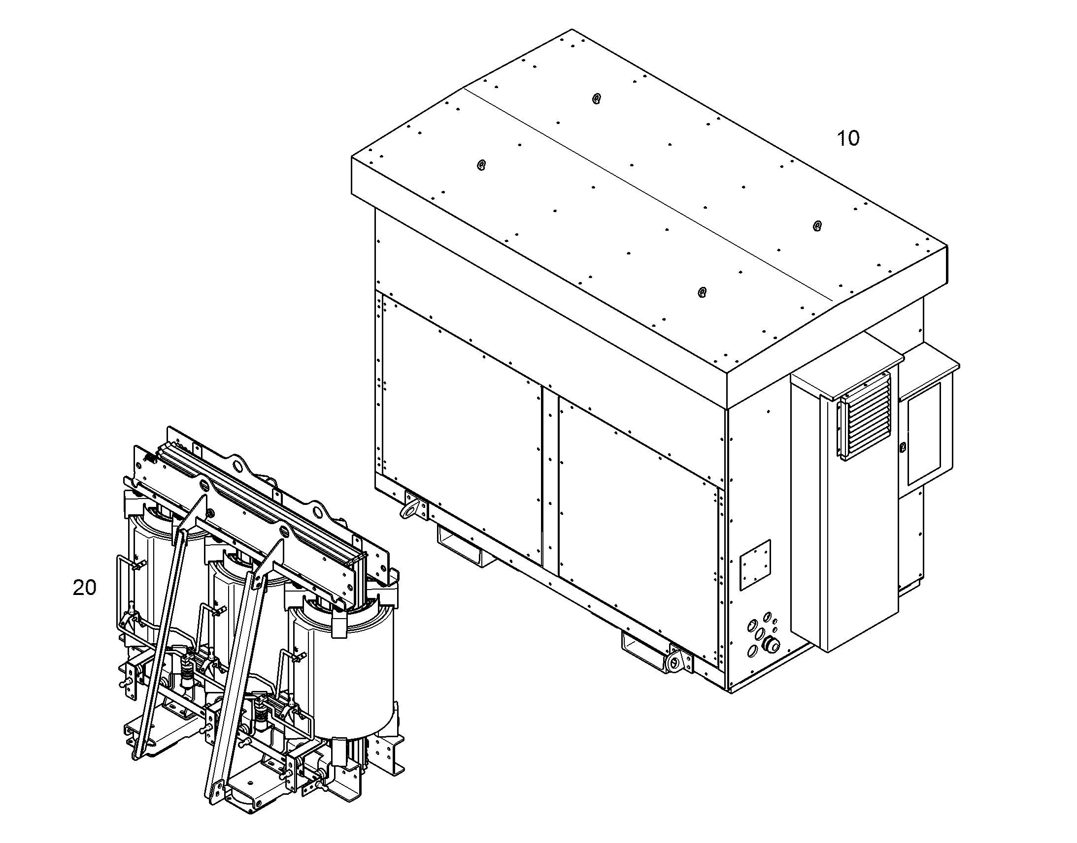 ТРАНСФОРМАТОР 630kVA 12233983 LIEBHERR