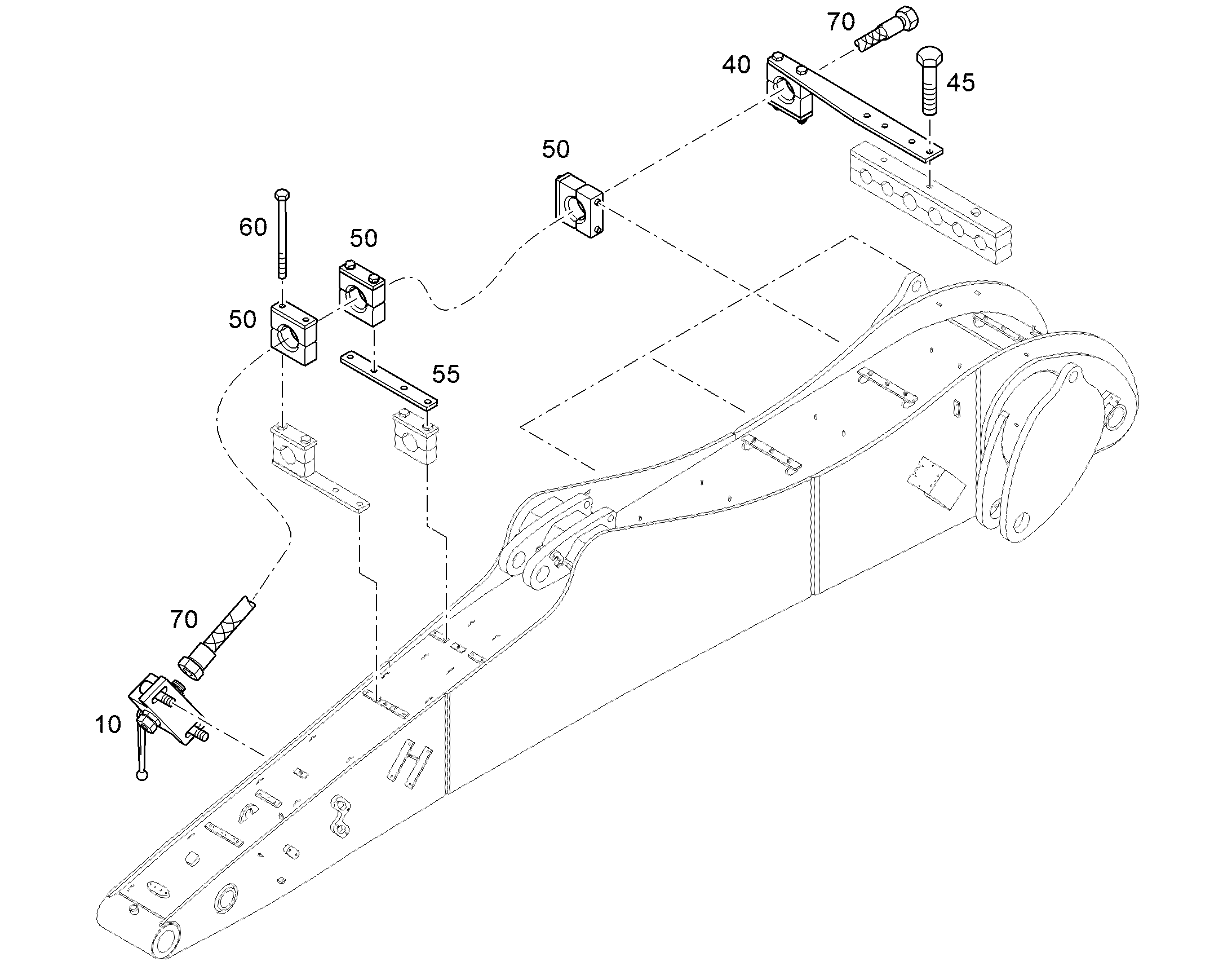 СХЕМА ТОПЛИВНОЙ СИСТЕМЫ 42 12906329 LIEBHERR