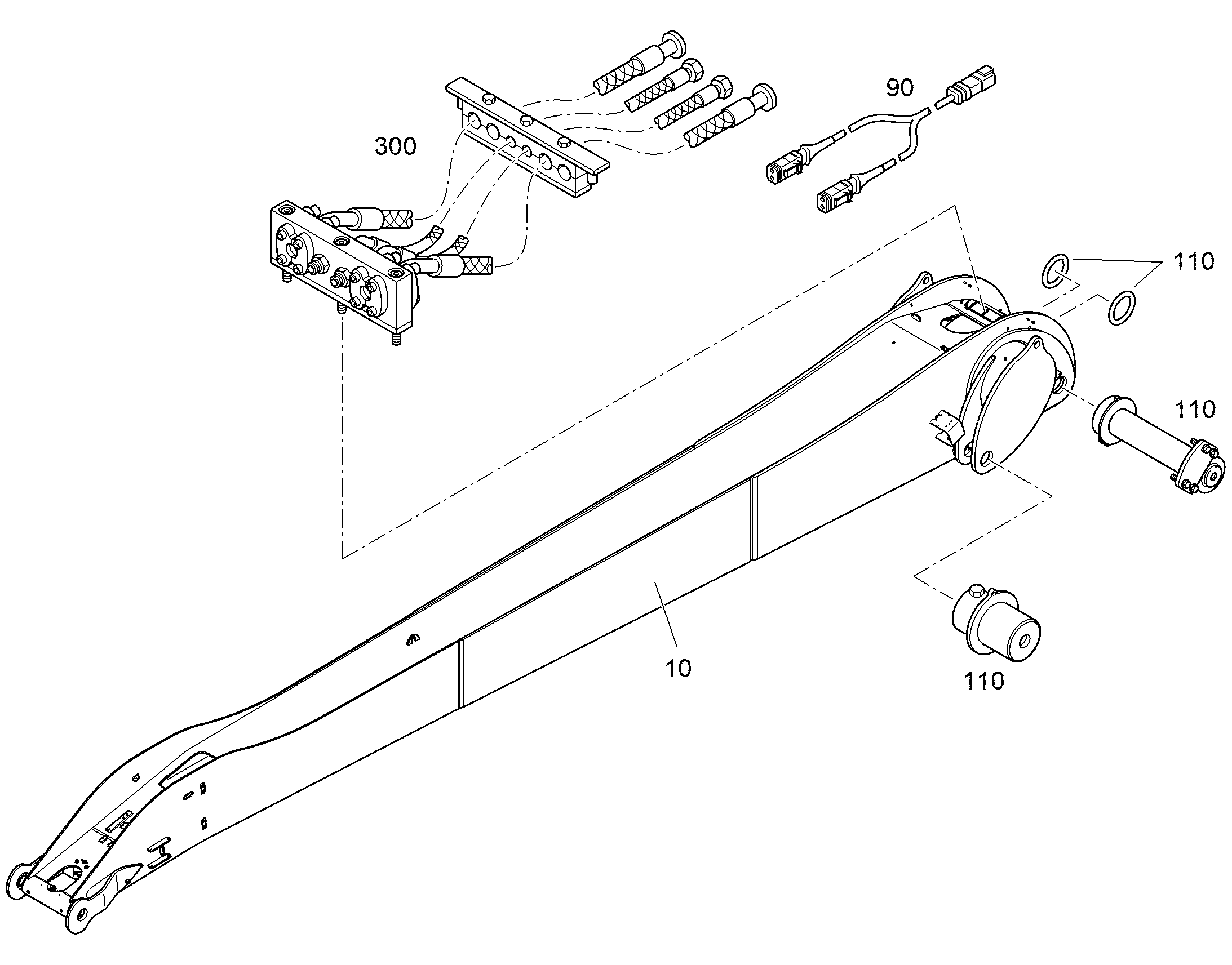 INDUSTRIAL STICK STRAIGHT 8,80M 94059242 LIEBHERR