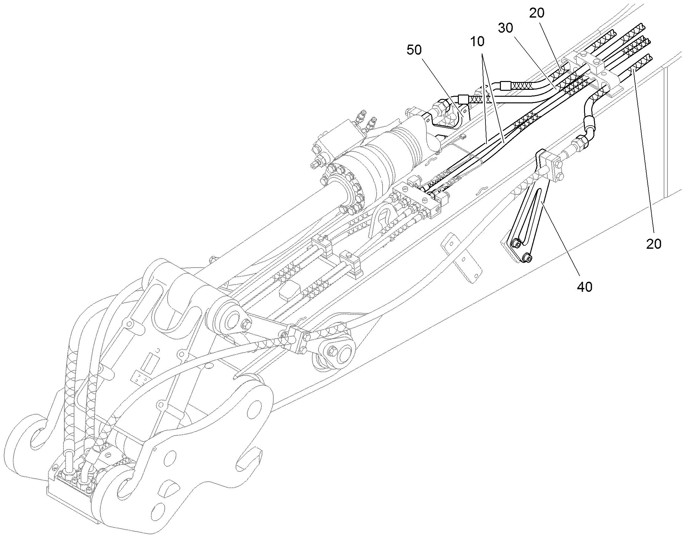 ПРОВОДКА LIKUFIX 94093313 LIEBHERR