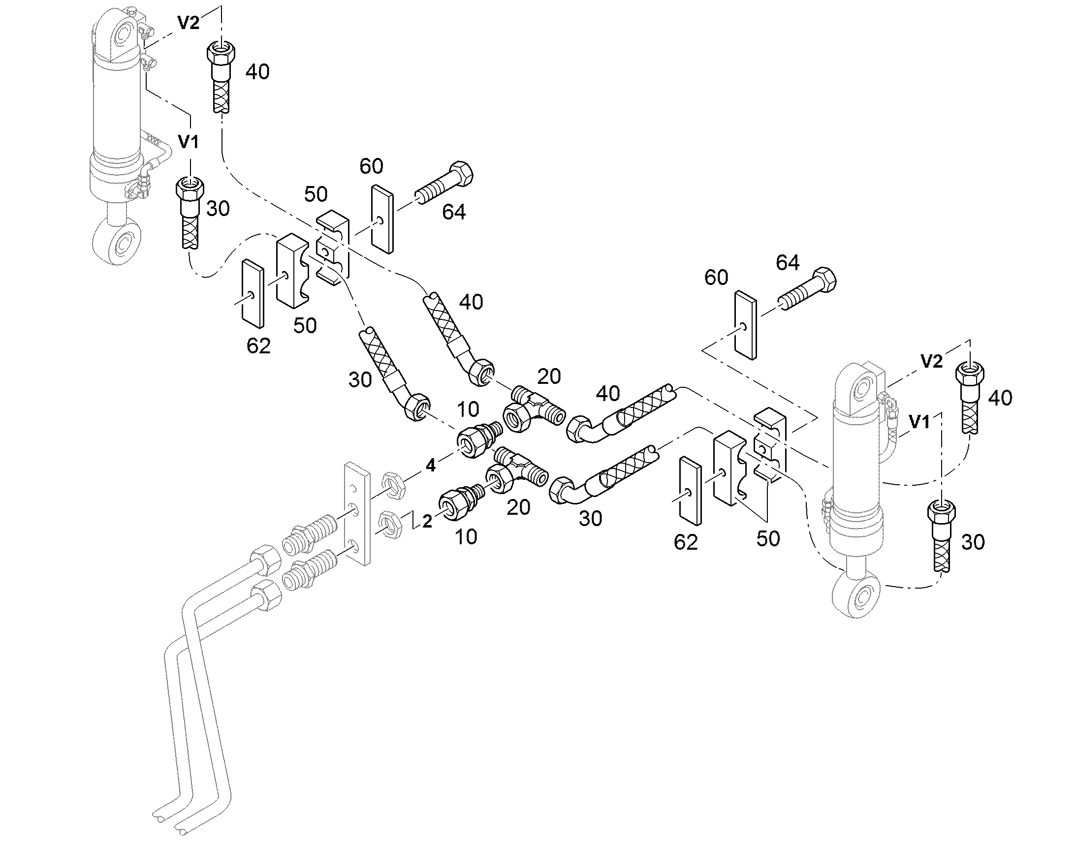 ШЛАНГ 10X820 10007548 LIEBHERR