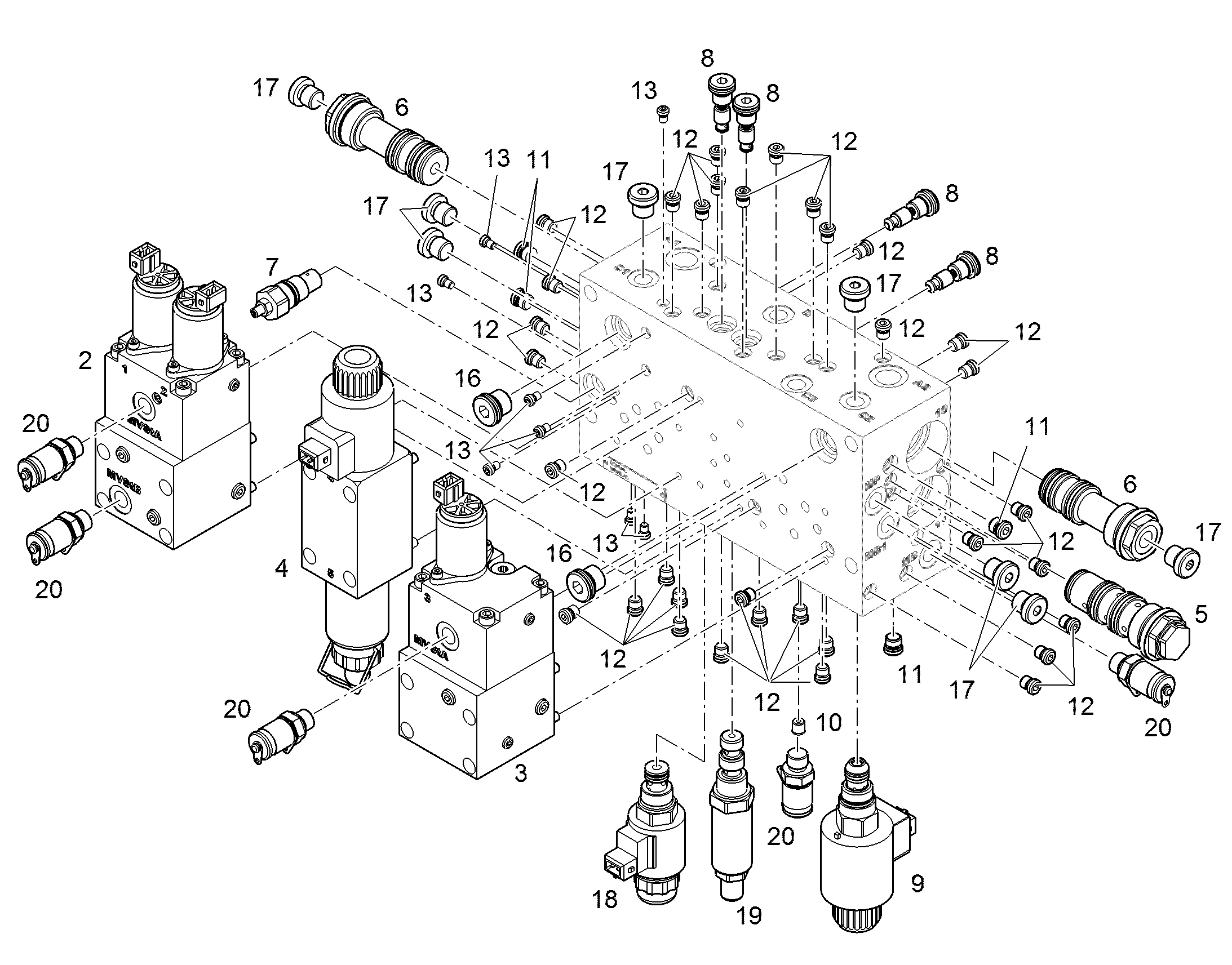 КЛАПАН ХОДОВОЙ 10282589 LIEBHERR