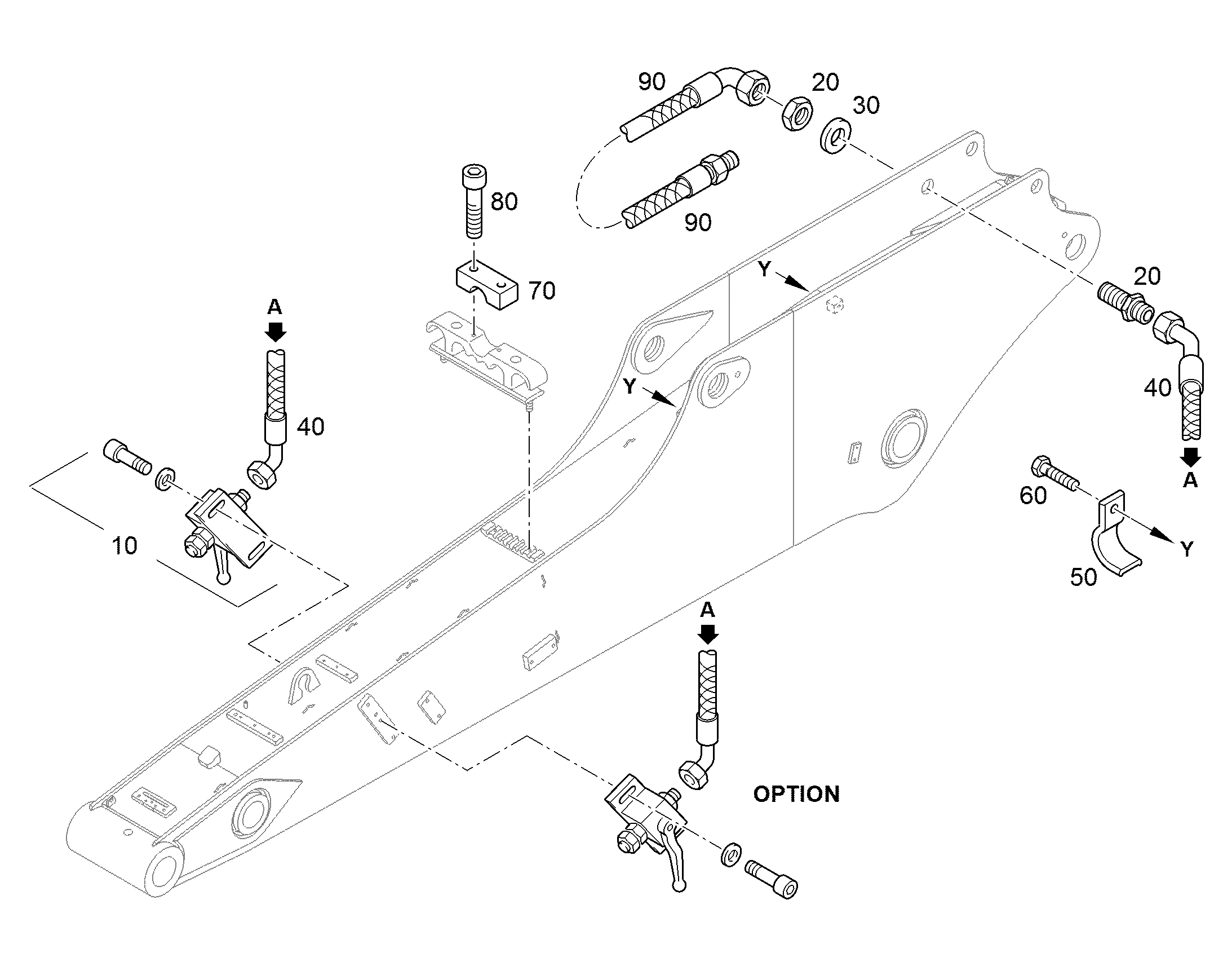 ШЛАНГ 32X2700 11823195 LIEBHERR