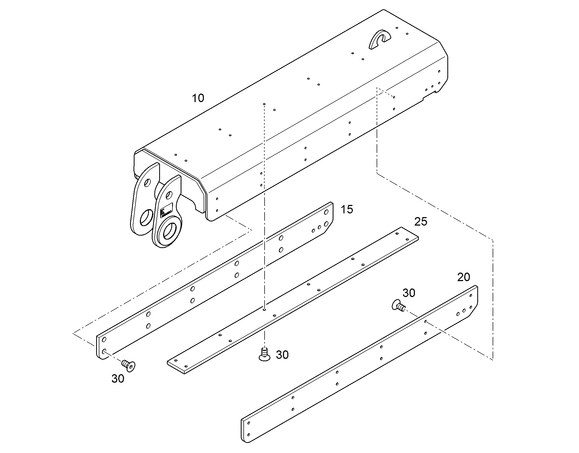 ПЛАНКА НАПРАВЛЯЮШАЯ 94084533 LIEBHERR