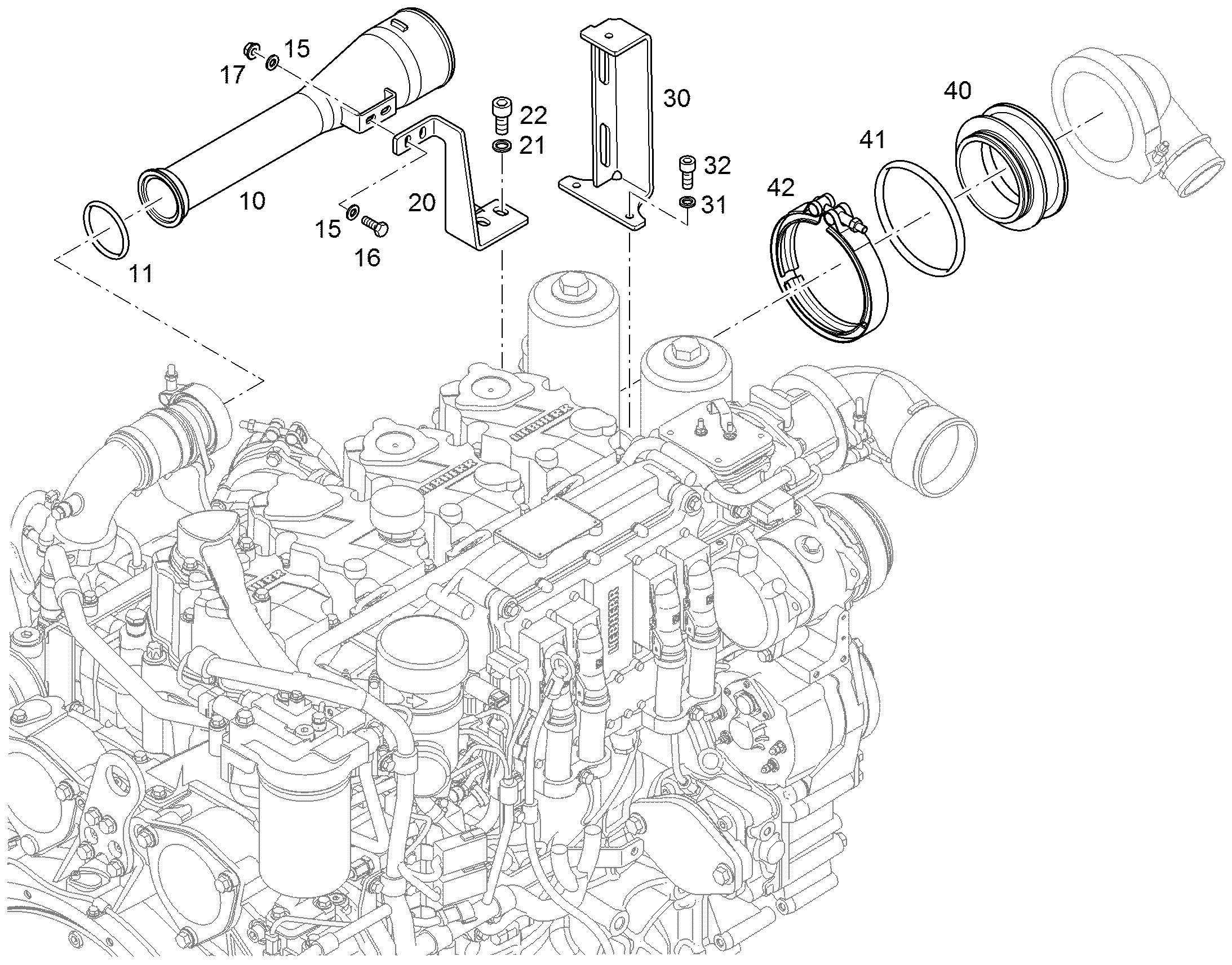 ФЛАНЕЦ РАСПОРНЫЙ 93507507 LIEBHERR