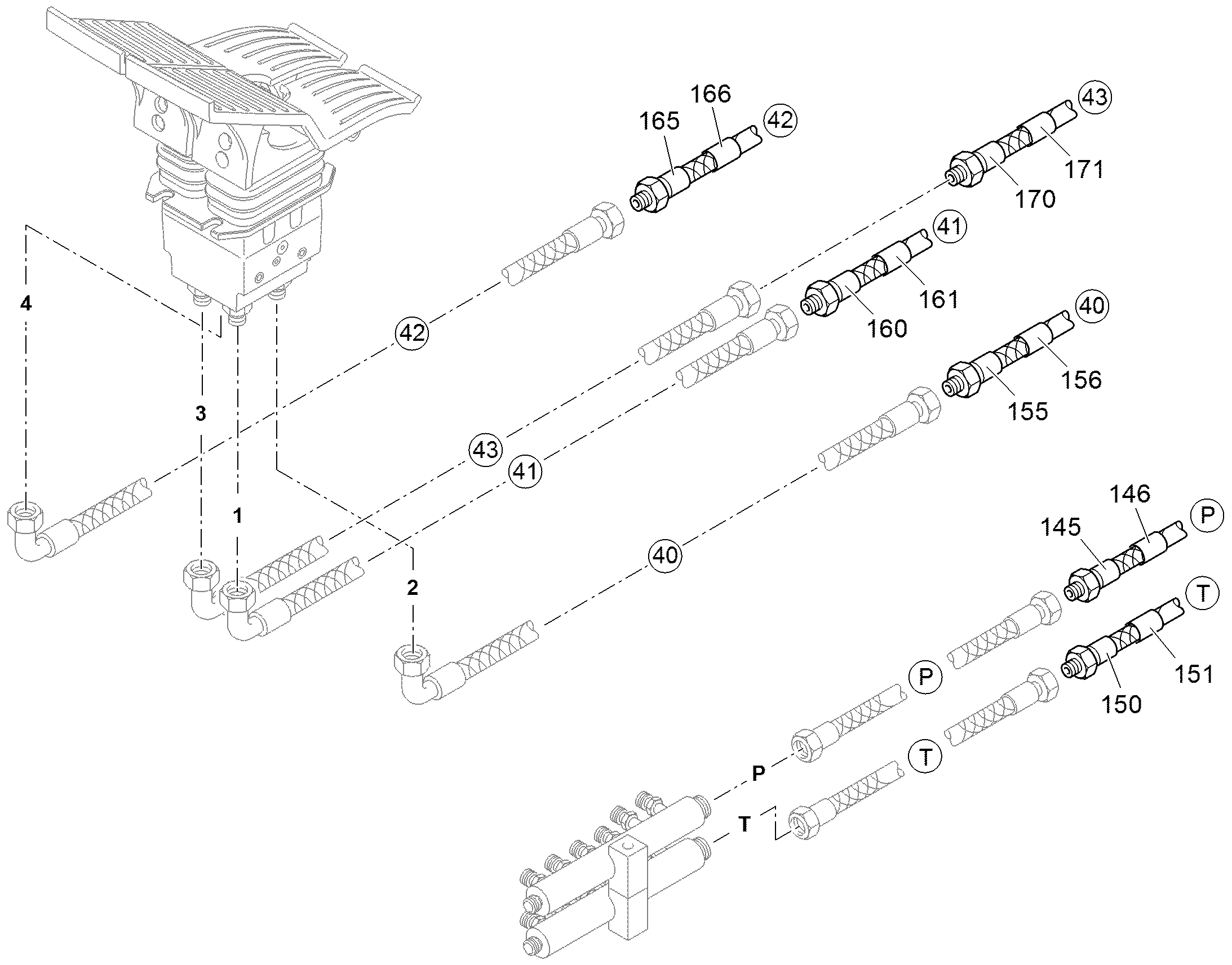 ШЛАНГ 12X1800 10292504 LIEBHERR