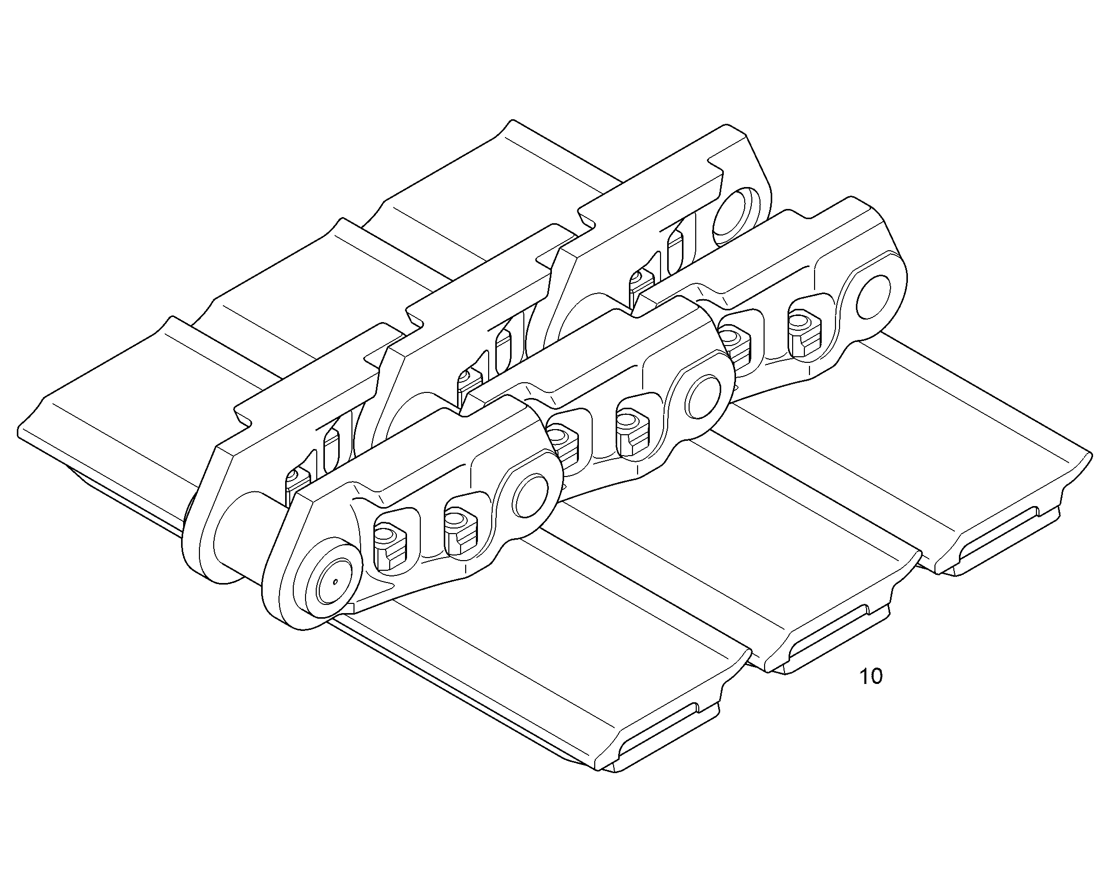 ГУСЕНИЧНАЯ ЦЕПЬ 750mm 11696540 LIEBHERR